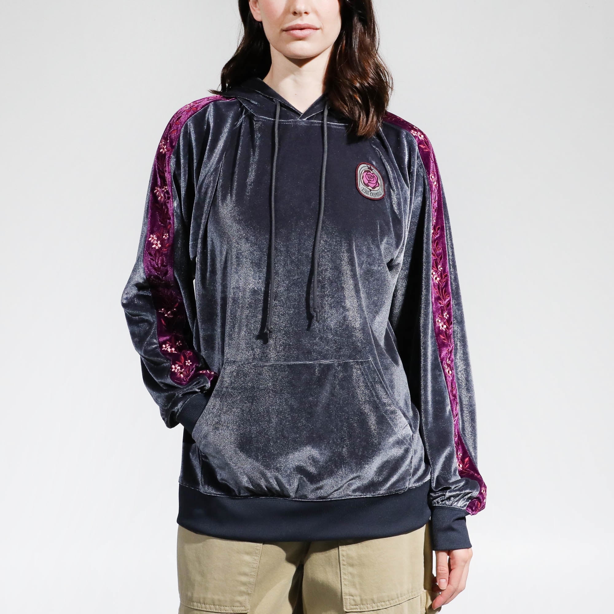 LORE OLYMPUS - VOL6 VELOUR HOODIE WITH EMBROIDERY