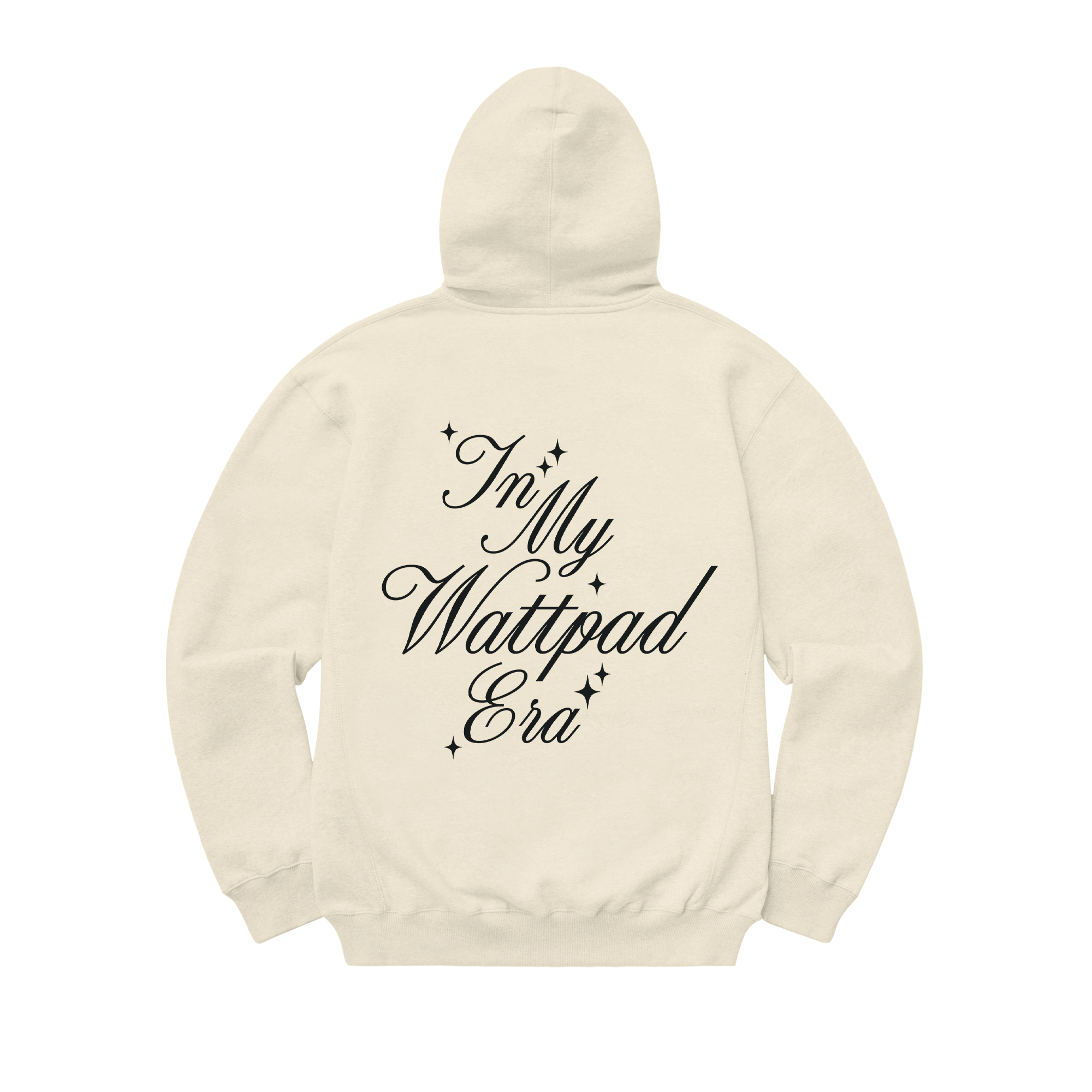 IN MY WATTPAD ERA HOODIE - BONE WEBTOON ENTERTAINMENT