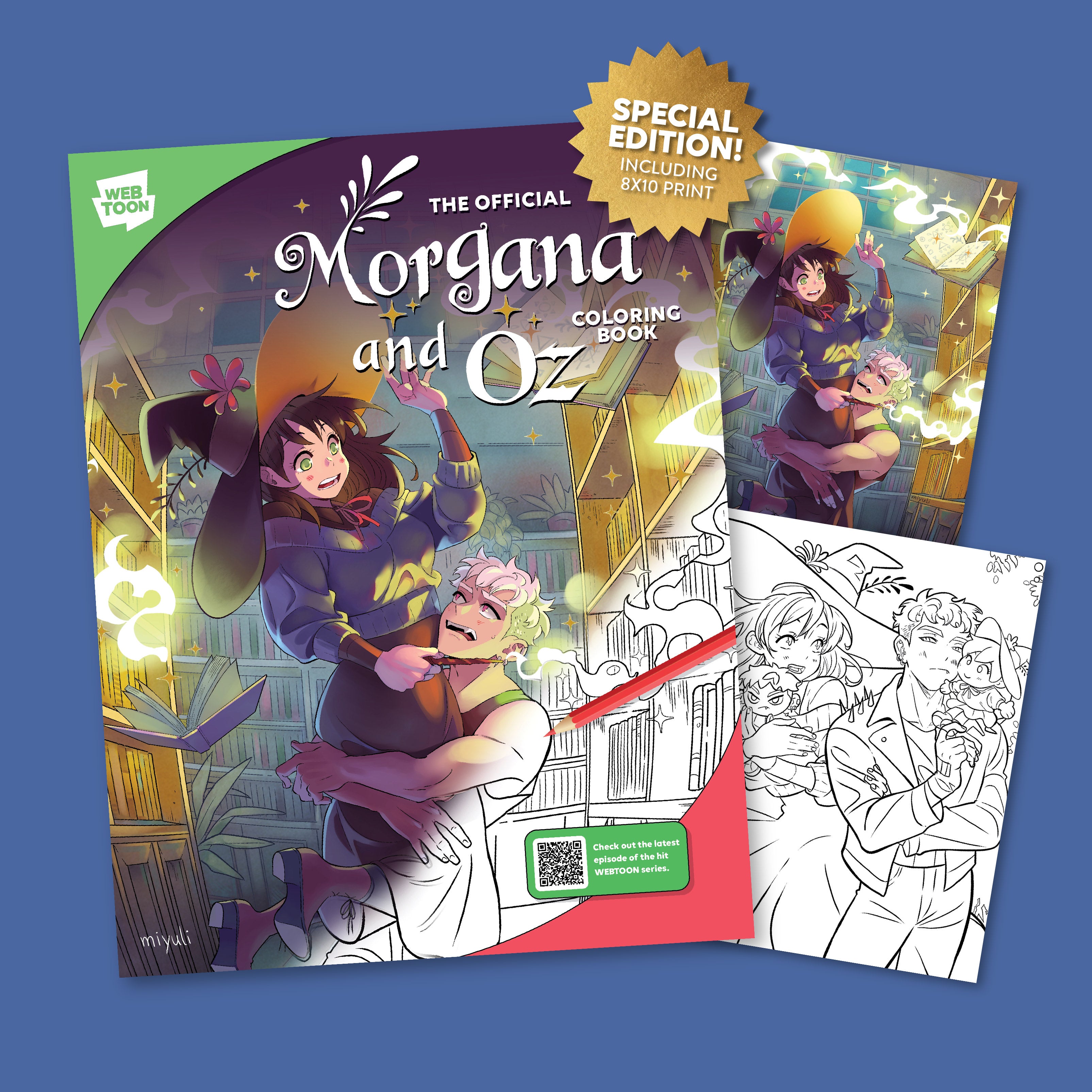 MORGANA & OZ - COLORING BOOK - Special Edition WEBTOON ENTERTAINMENT