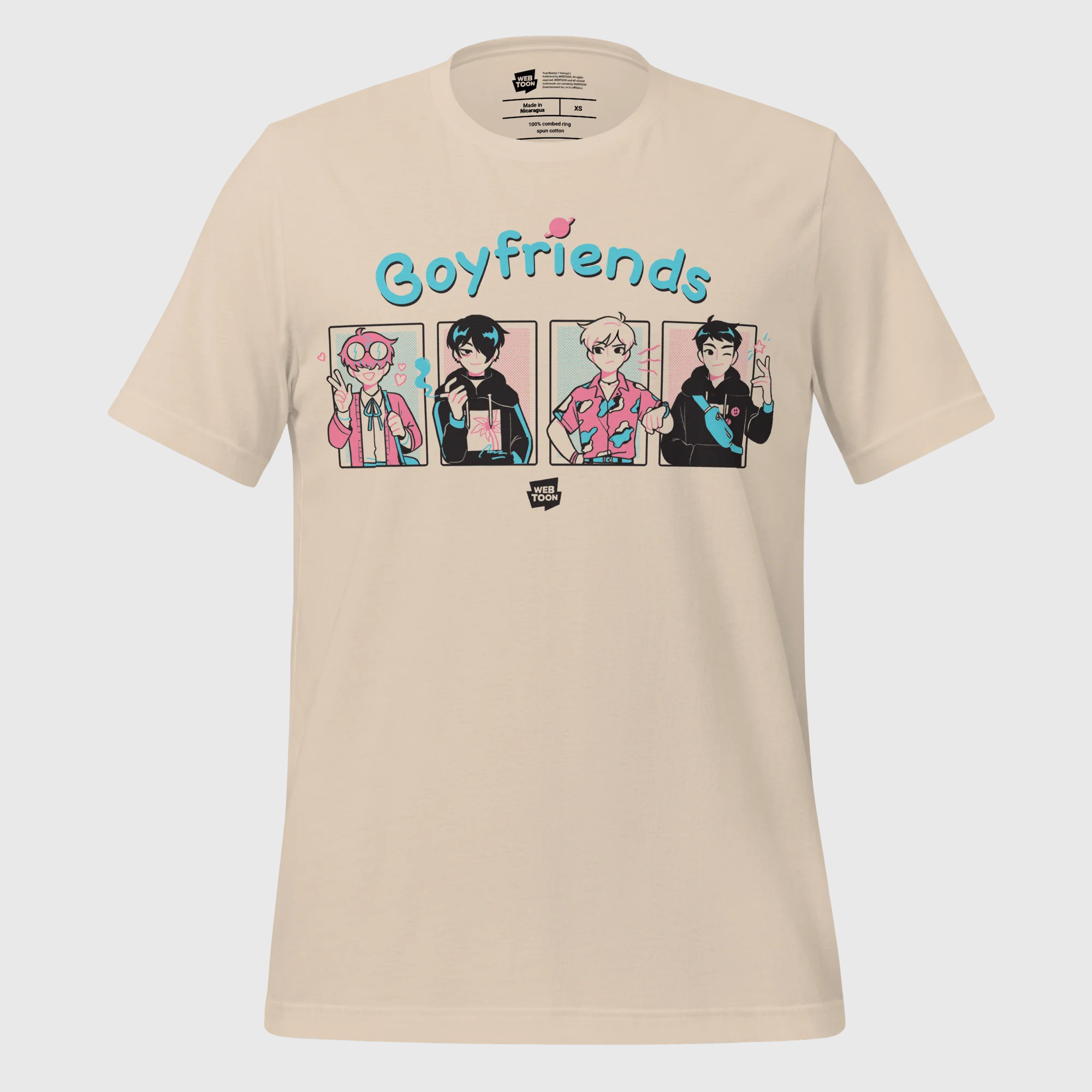 BOYFRIENDS. - UNISEX T-SHIRT WEBTOON ENTERTAINMENT