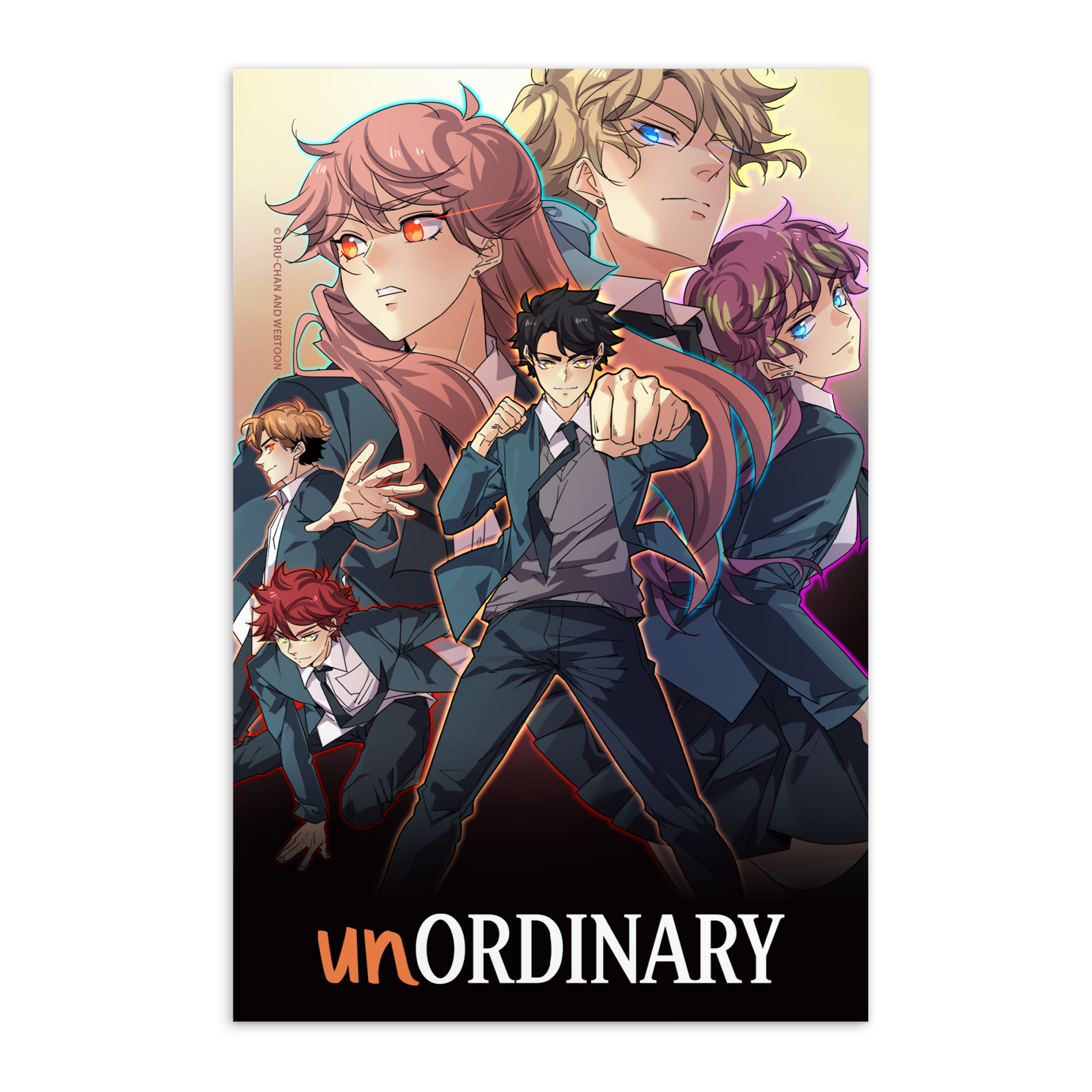 UNORDINARY - GROUP POSTCARD WEBTOON ENTERTAINMENT