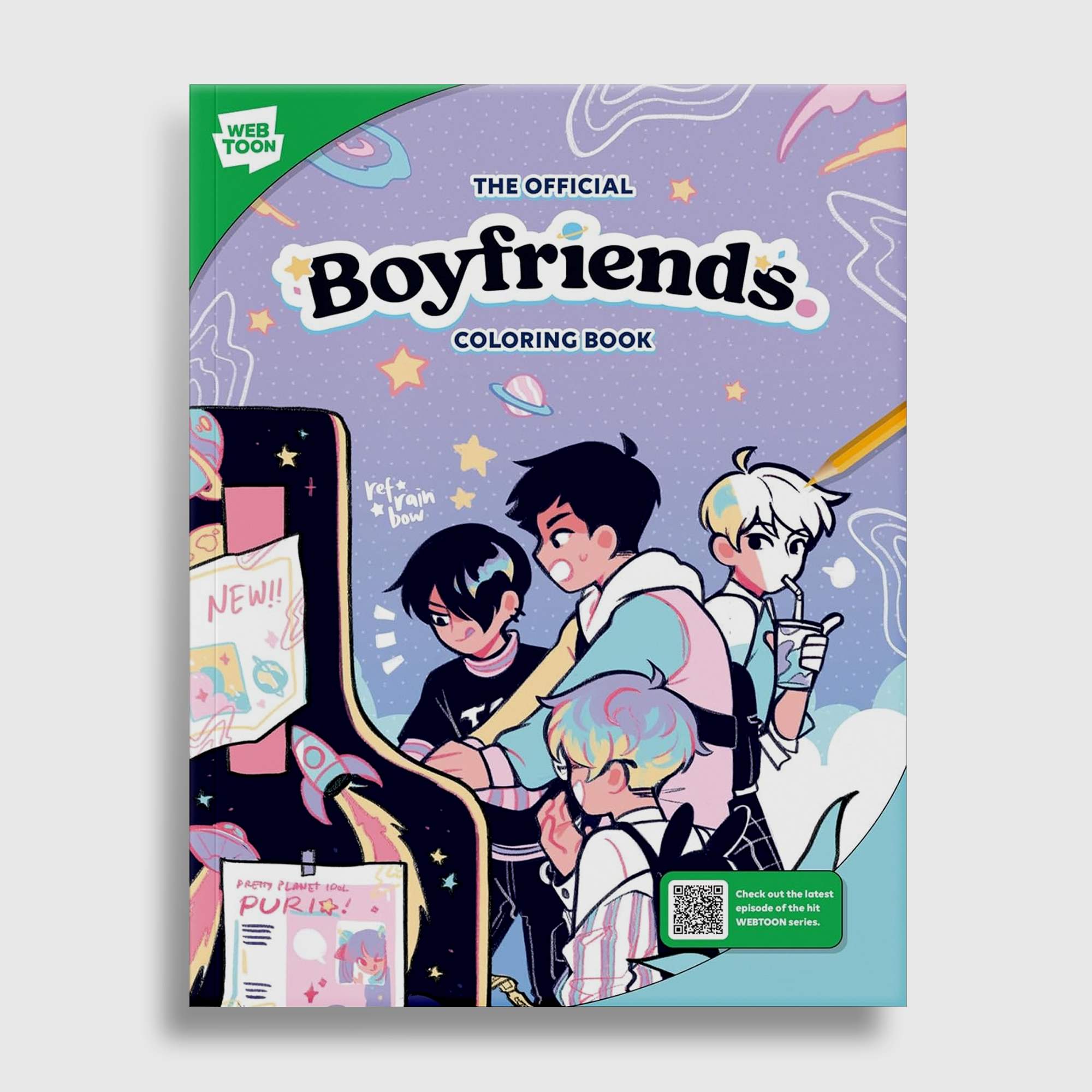 BOYFRIENDS - COLORING BOOK - Special Edition WEBTOON ENTERTAINMENT