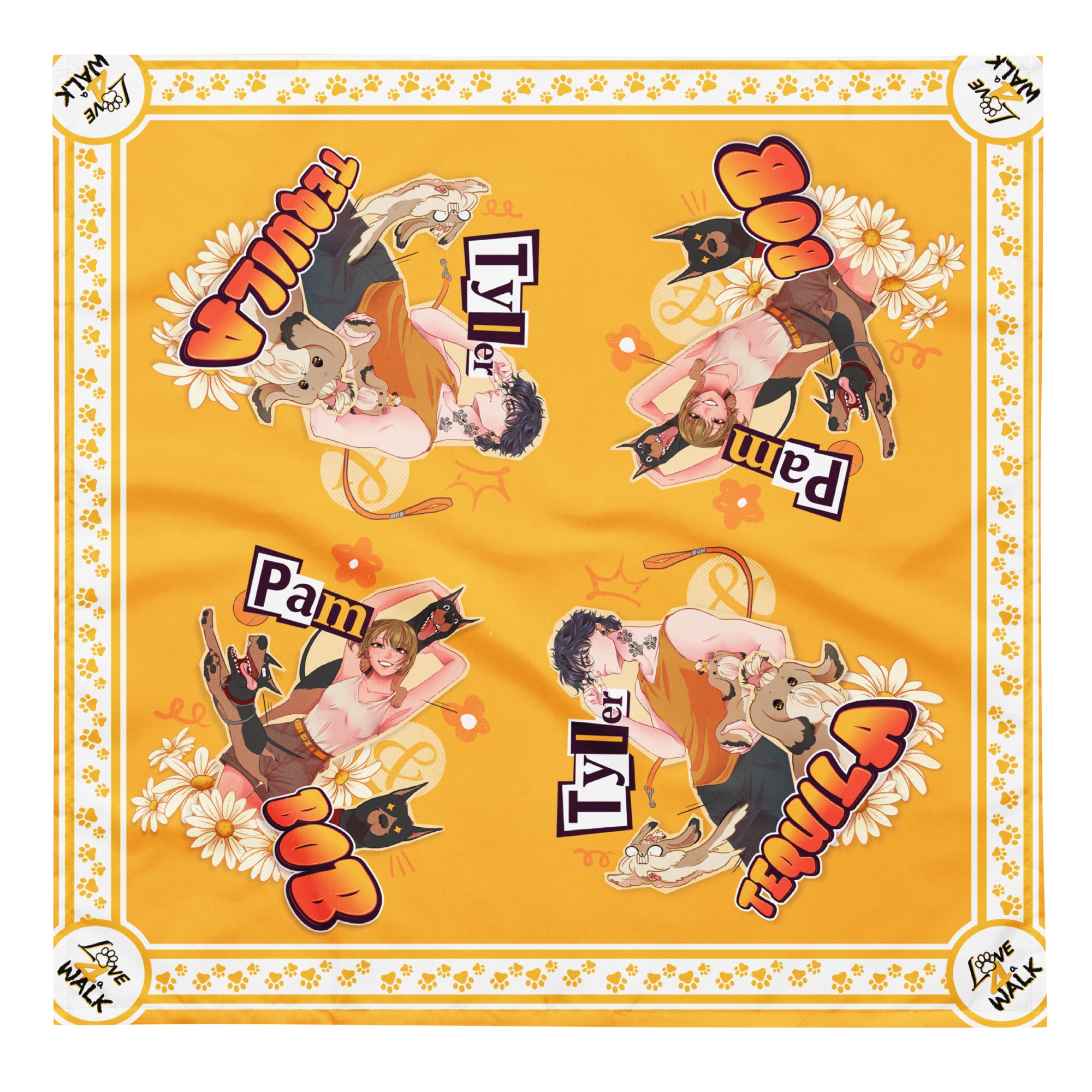 Love 4 a Walk - Dog Bandana WEBTOON ENTERTAINMENT