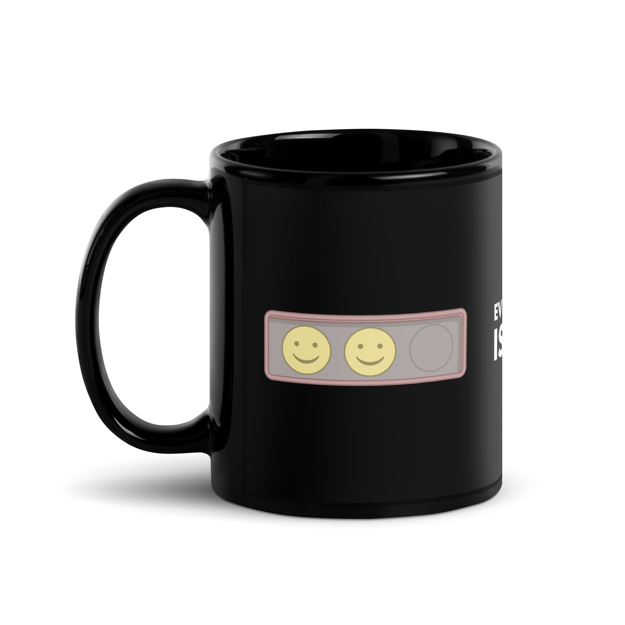 EVERYTHING IS FINE - STATUS BADGE GLOSSY MUG WEBTOON ENTERTAINMENT
