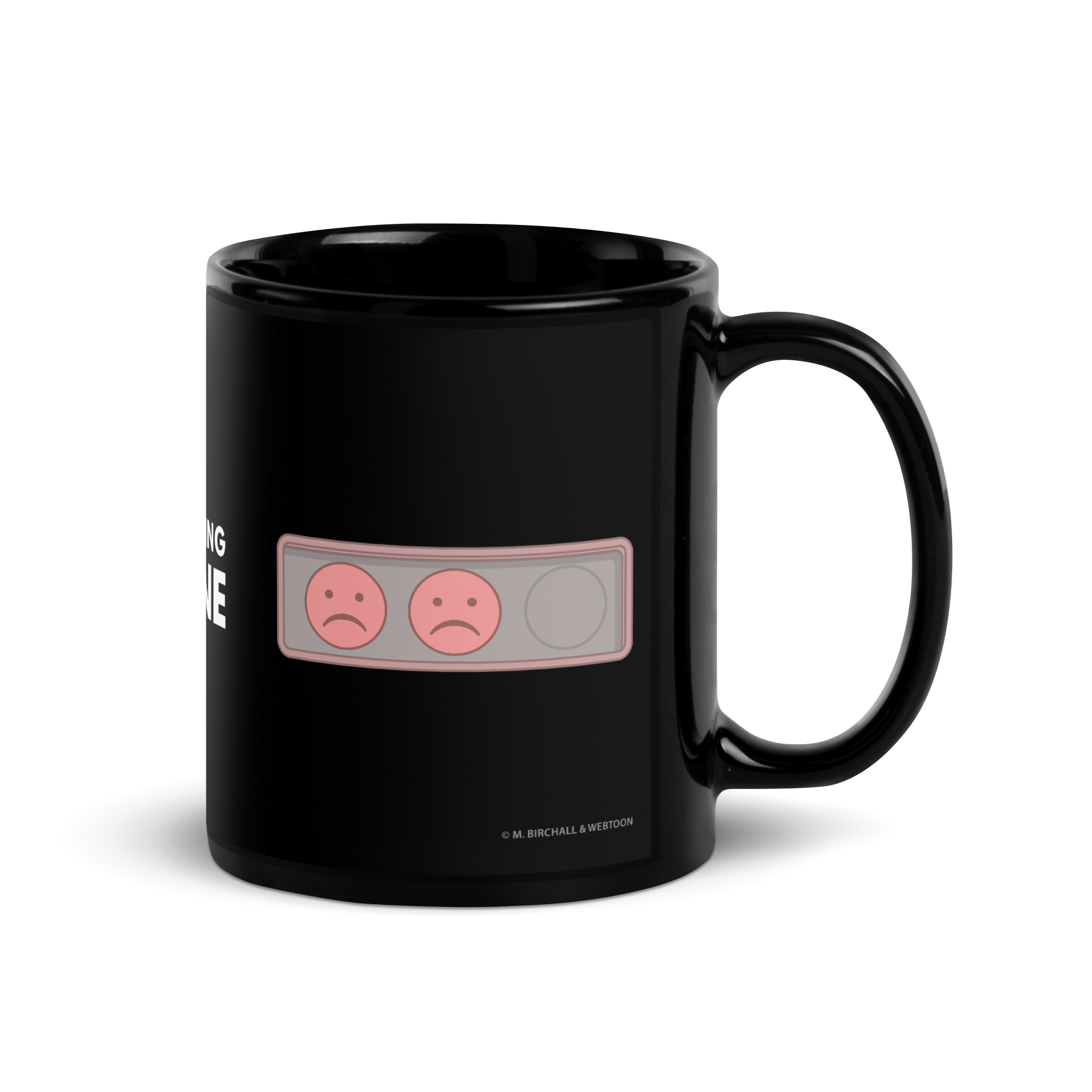 EVERYTHING IS FINE - STATUS BADGE GLOSSY MUG WEBTOON ENTERTAINMENT