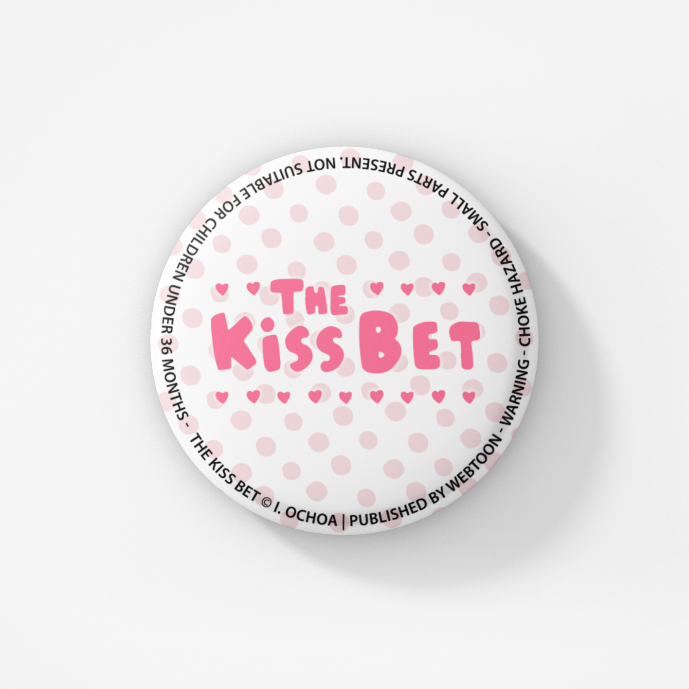 THE KISS BET - BUTTON BADGE SET WEBTOON ENTERTAINMENT