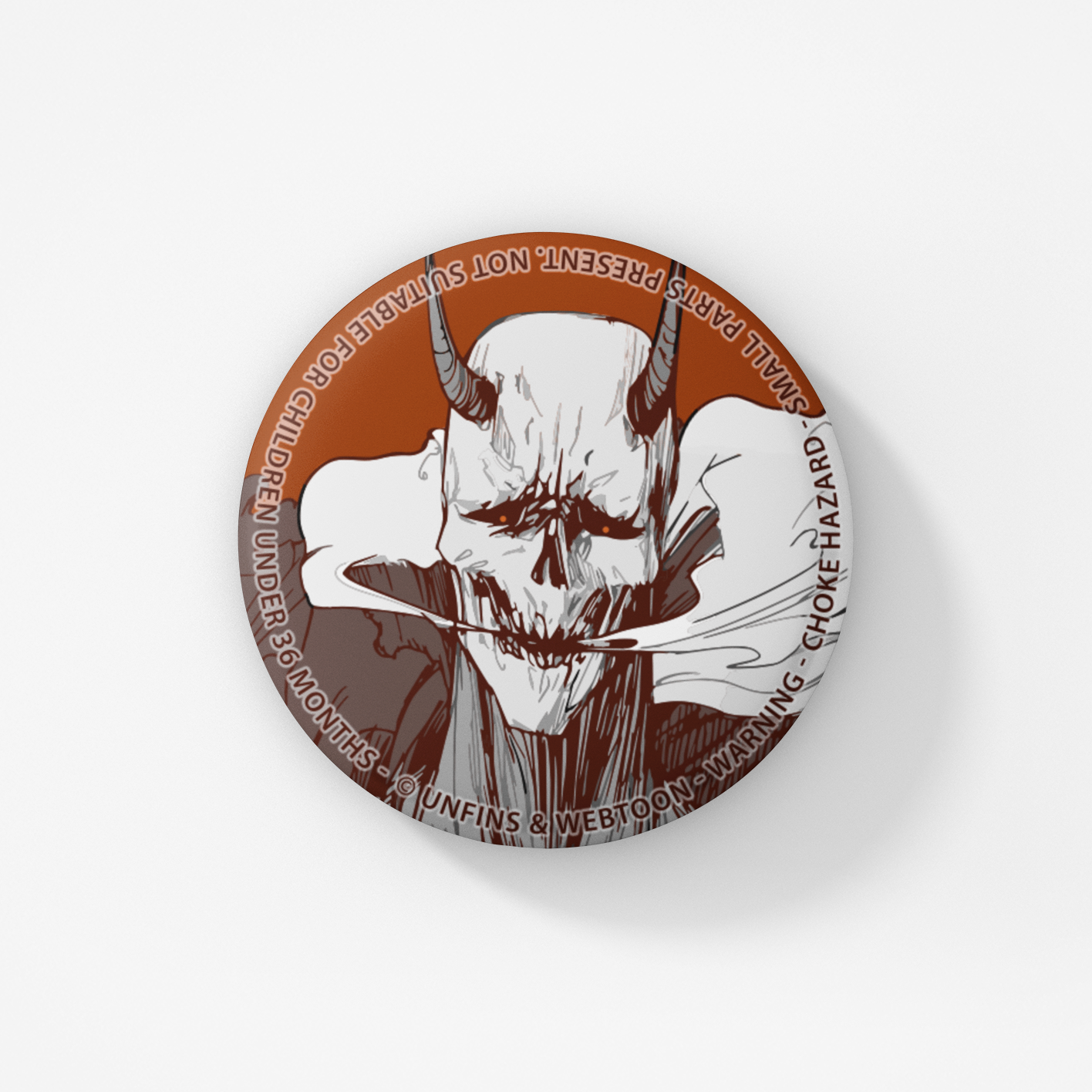 Love Advice from the Great Duke of Hell Button Badge Set WEBTOON ENTERTAINMENT