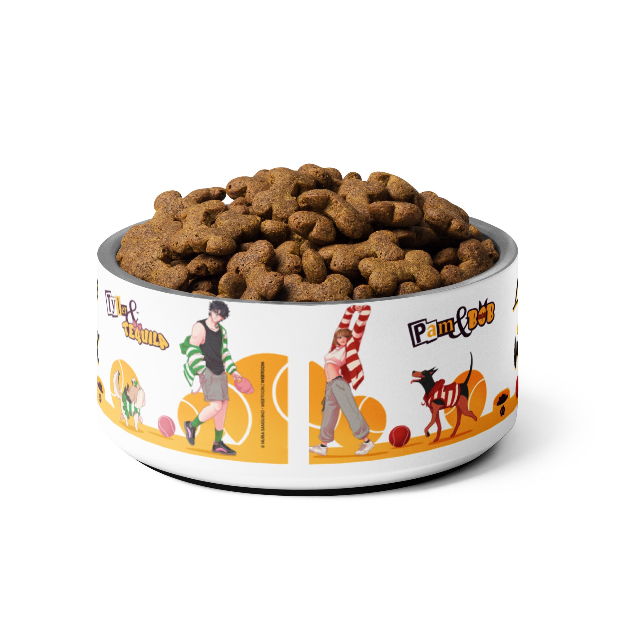 LOVE FOR A WALK- #PATTERN 1 PET BOWL WEBTOON ENTERTAINMENT