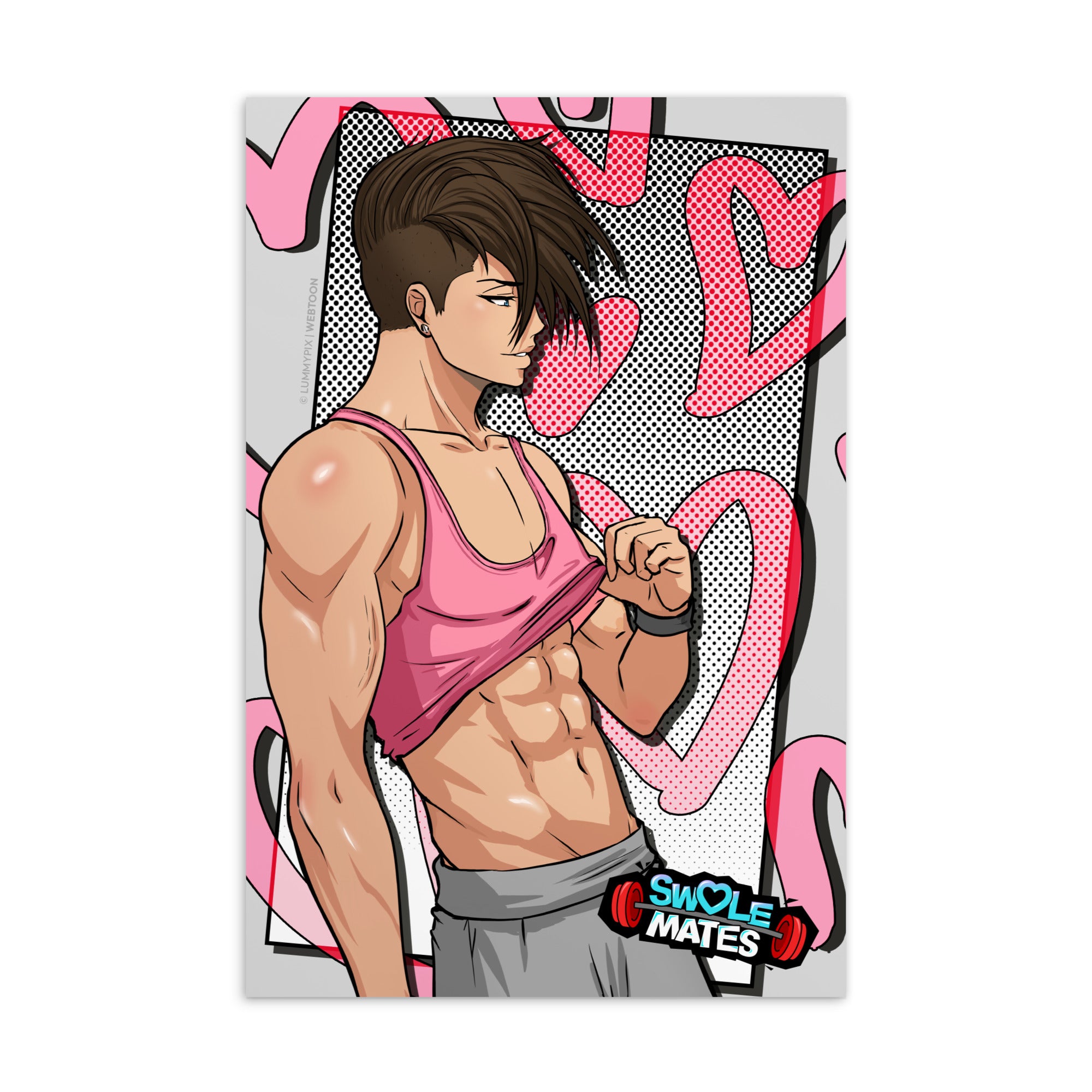 SWOLEMATES - BRAYDIN POSTCARD WEBTOON ENTERTAINMENT