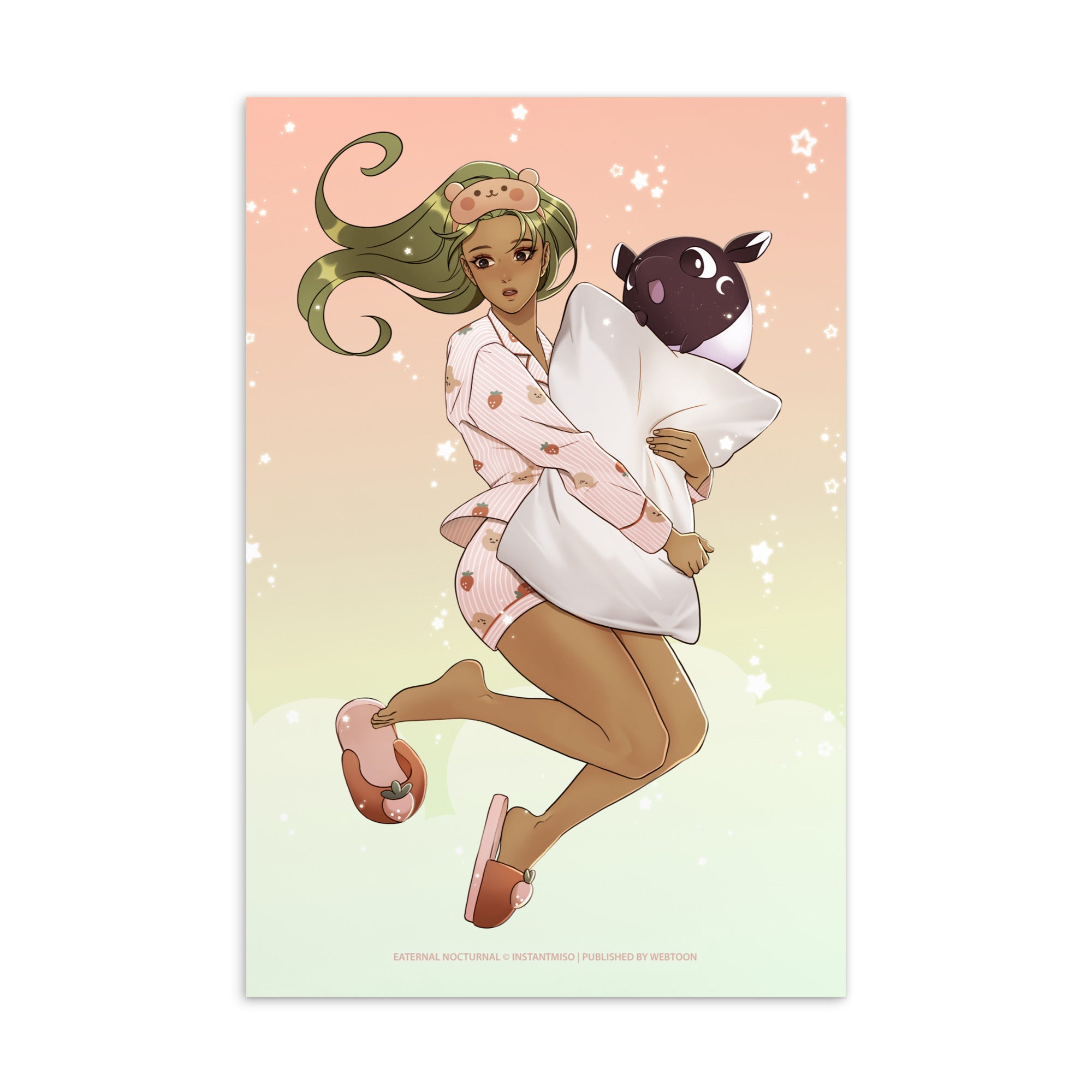 EATERNAL NOCTURNAL - PYJAMAS POSTCARD WEBTOON ENTERTAINMENT