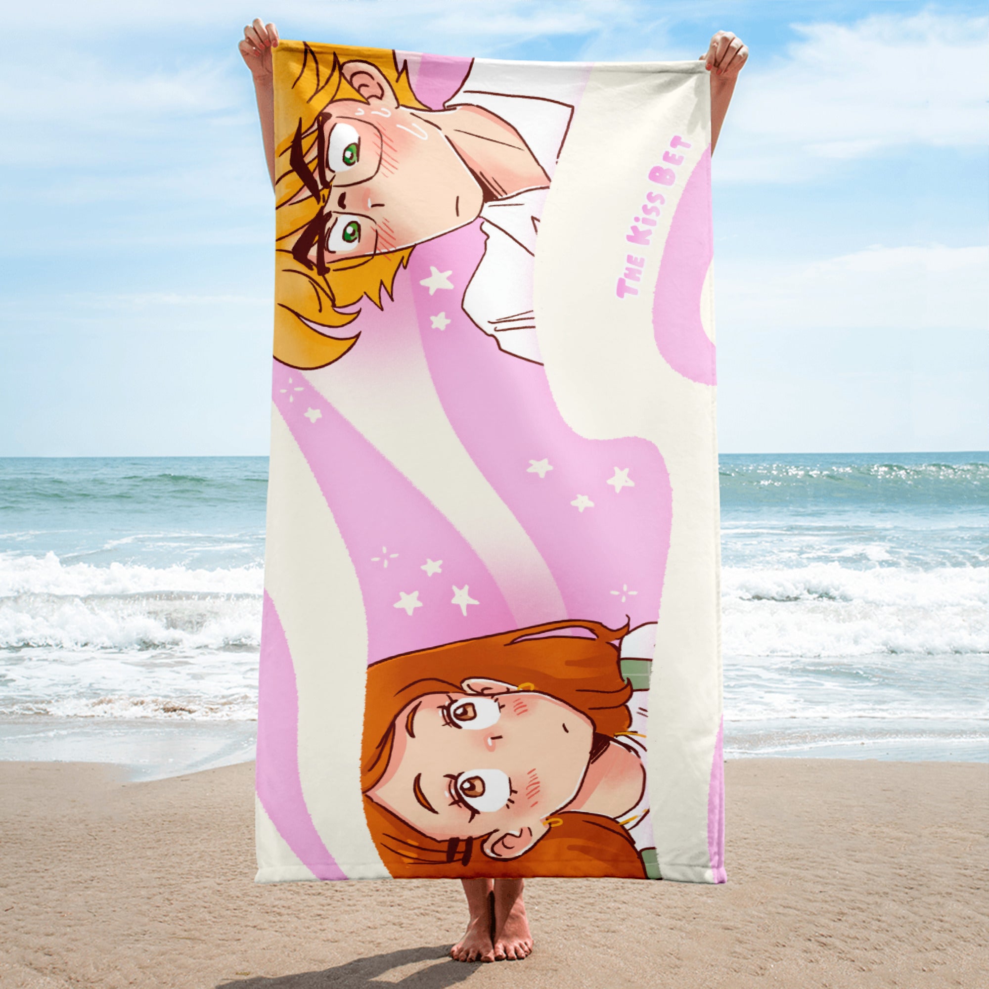 THE KISS BET - BEACH TOWEL WEBTOON ENTERTAINMENT