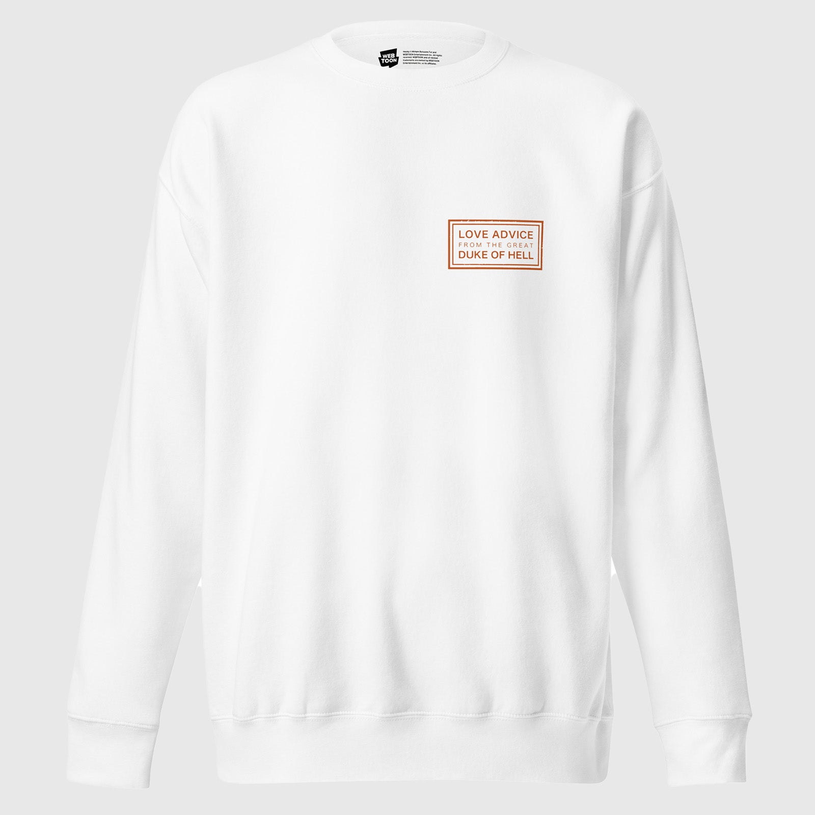 LOVE ADVICE FROM THE GREAT DUKE OF HELL - UNISEX SWEATSHIRT WEBTOON ENTERTAINMENT