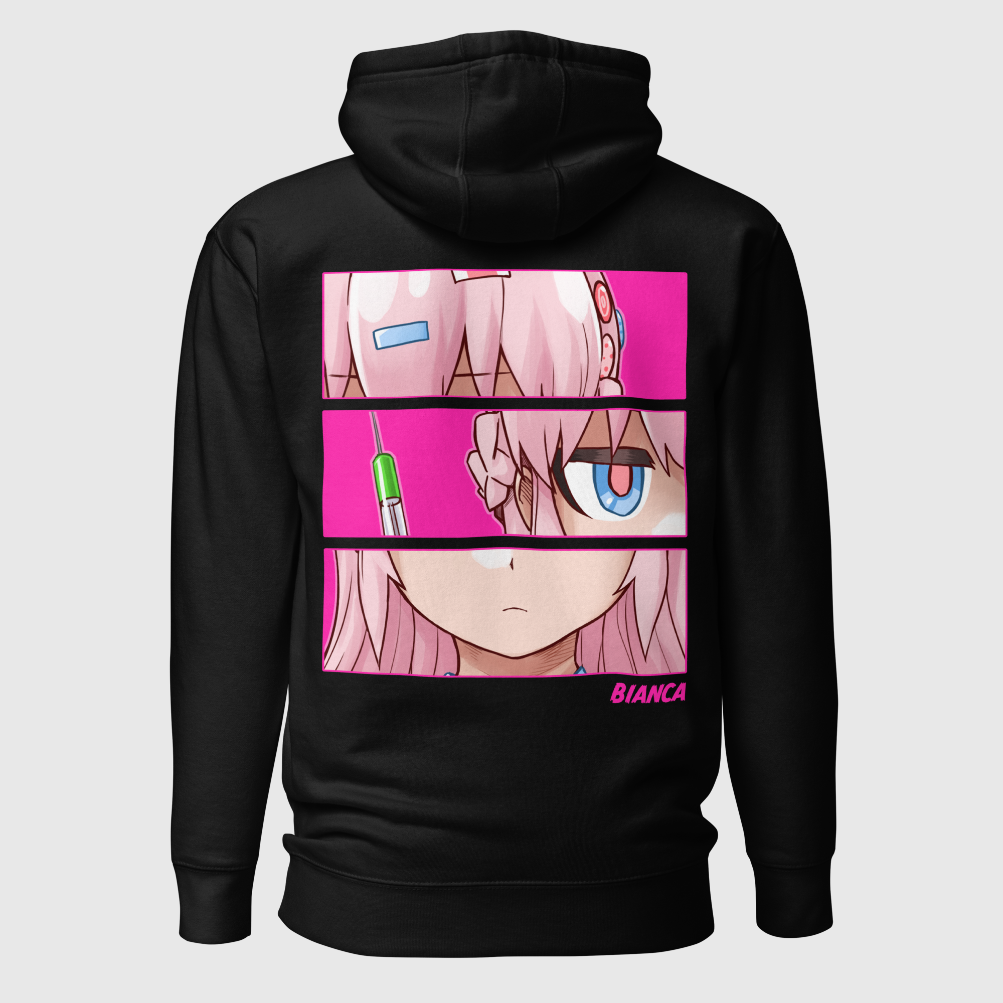 CLINIC OF HORRORS - BIANCA PANELS UNISEX HOODIE WEBTOON ENTERTAINMENT