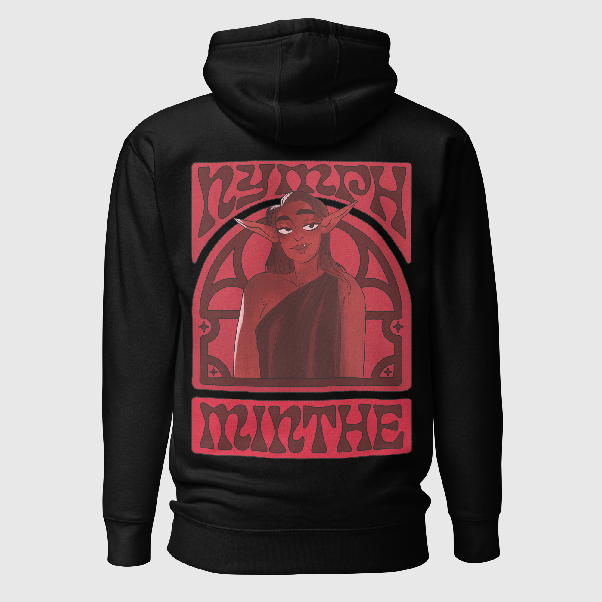 LORE OLYMPUS - NYMPH MINTHE UNISEX HOODIE WEBTOON ENTERTAINMENT