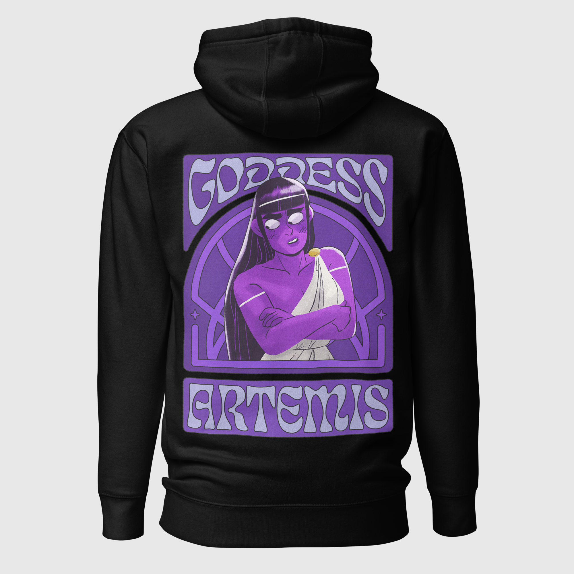 LORE OLYMPUS - GODDESS ARTEMIS UNISEX HOODIE WEBTOON ENTERTAINMENT