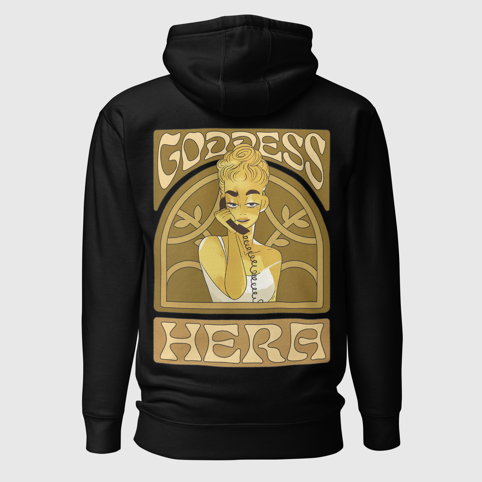 LORE OLYMPUS - GODDESS HERA UNISEX HOODIE WEBTOON ENTERTAINMENT