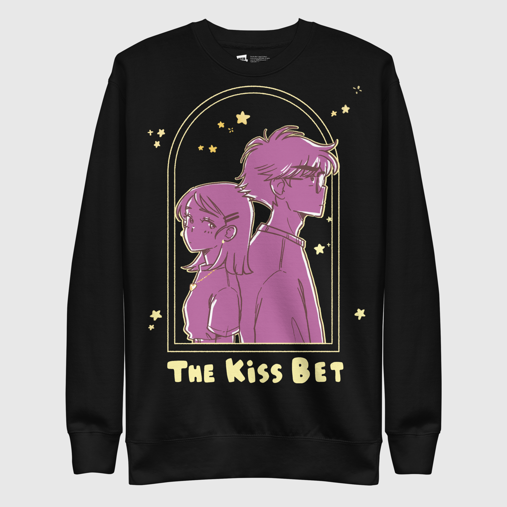 THE KISS BET - STARRY UNISEX SWEATSHIRT WEBTOON ENTERTAINMENT