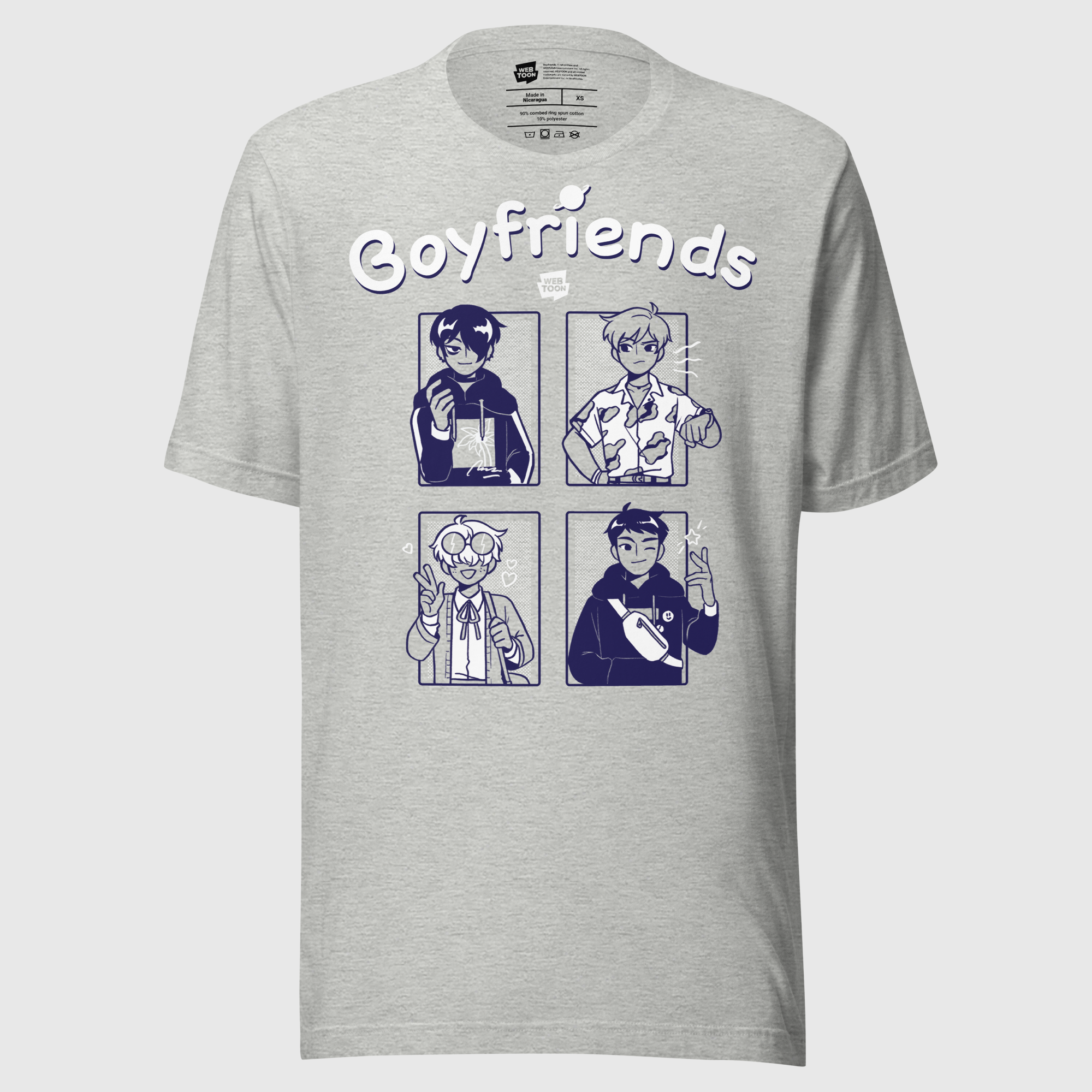 BOYFRIENDS. - UNISEX T-SHIRT WEBTOON ENTERTAINMENT