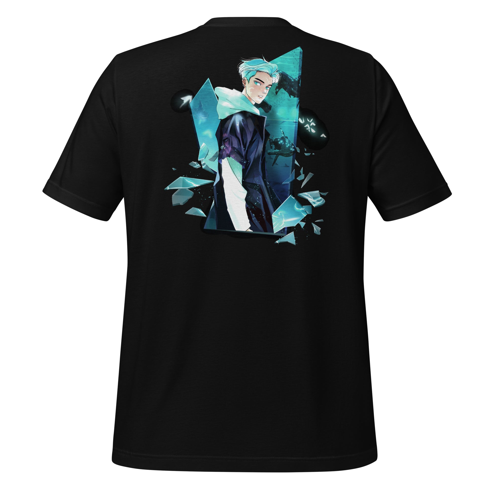 DEATH: RESCHEDULED - MIRROR CRACK UNISEX T-SHIRT WEBTOON ENTERTAINMENT
