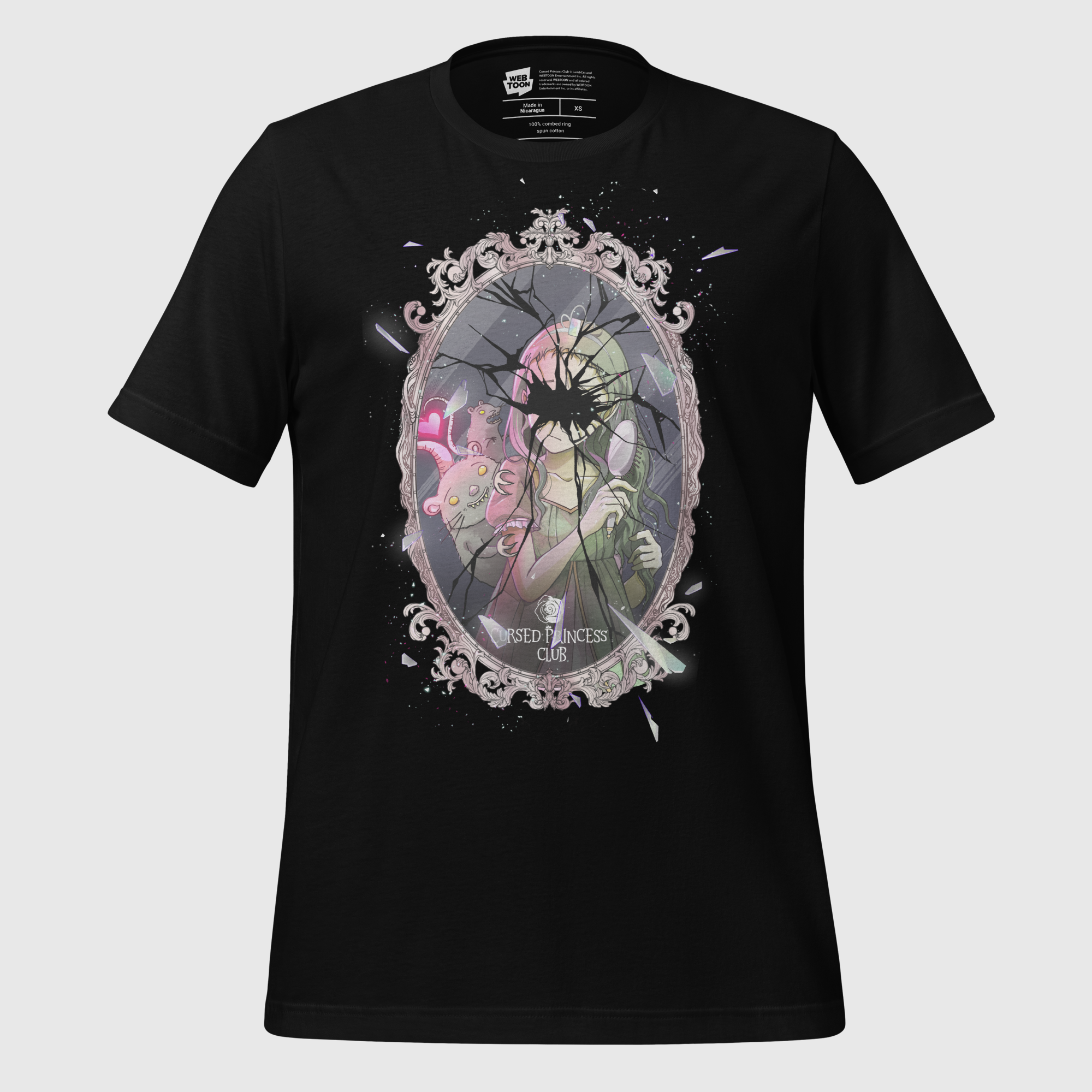 CURSED PRINCESS CLUB - GWEN MIRROR UNISEX T-SHIRT WEBTOON ENTERTAINMENT