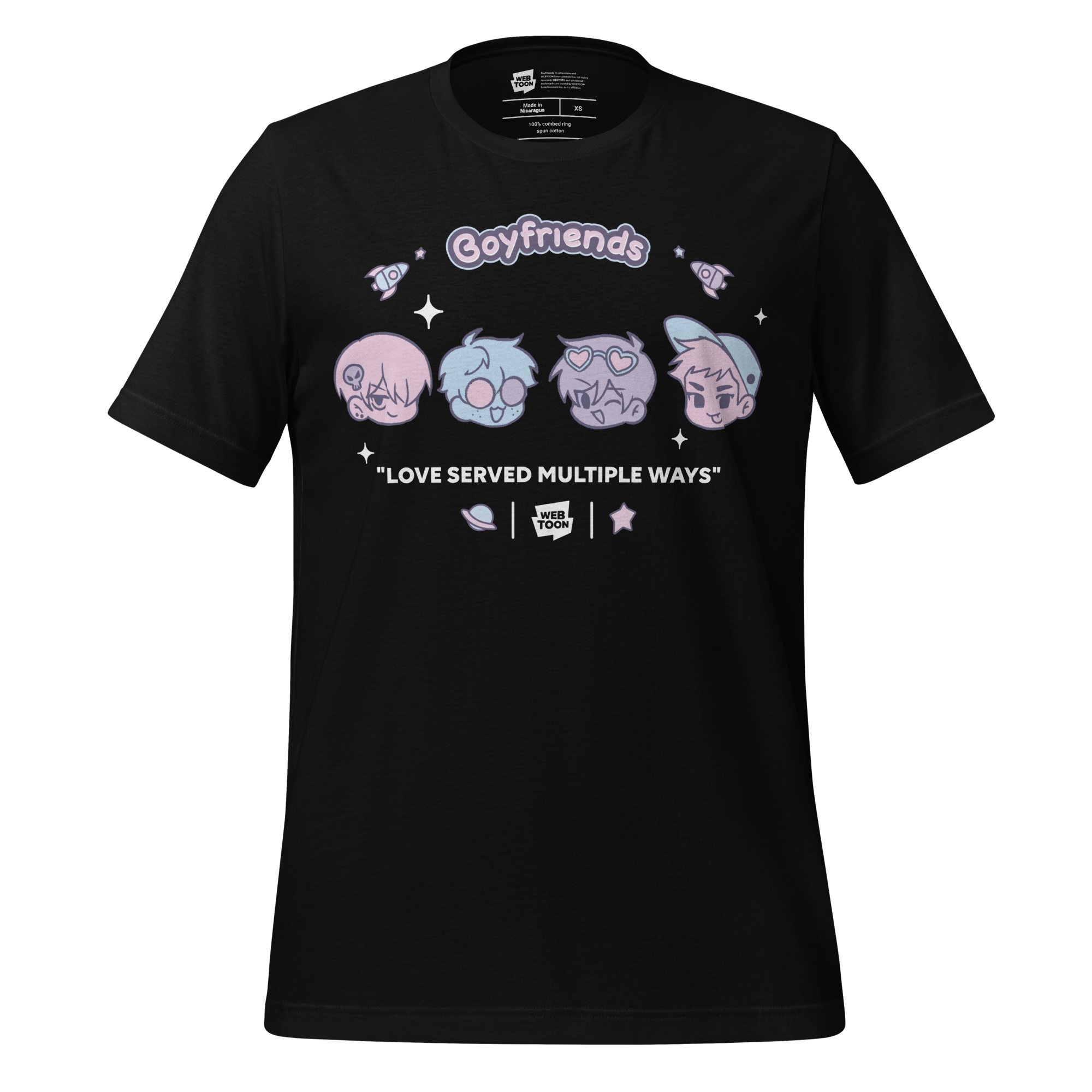 BOYFRIENDS. - UNISEX T-SHIRT WEBTOON ENTERTAINMENT