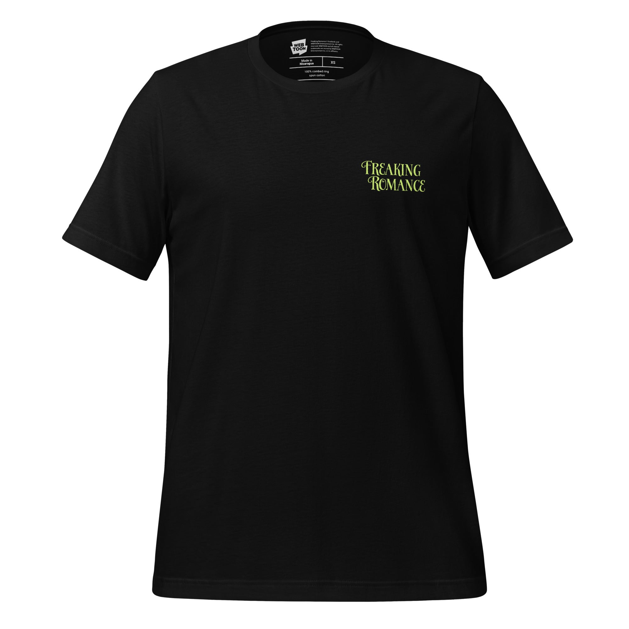 Freaking Romance Black Unisex T-Shirt WEBTOON ENTERTAINMENT
