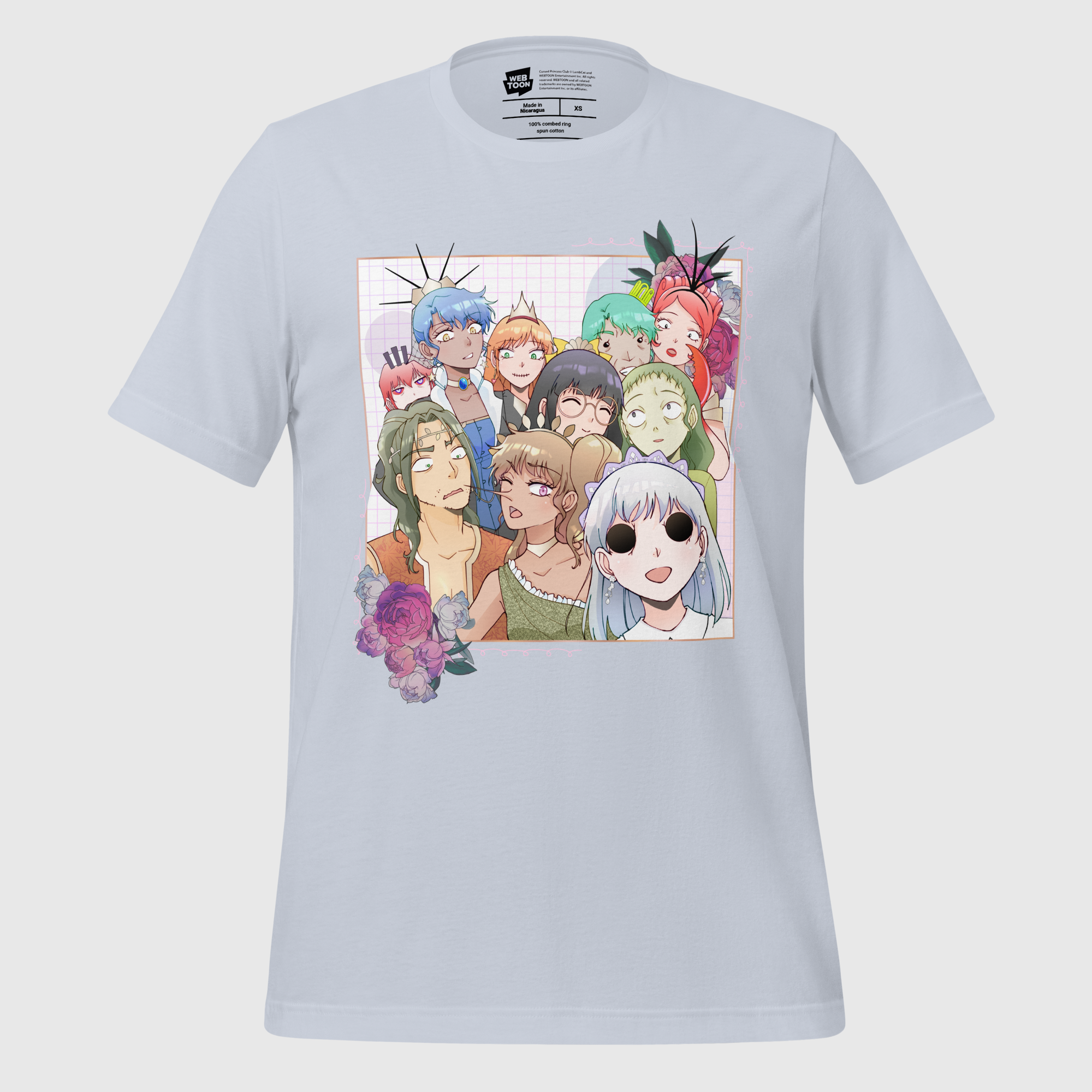 CURSED PRINCESS CLUB - SELFIE UNISEX T-SHIRT WEBTOON ENTERTAINMENT