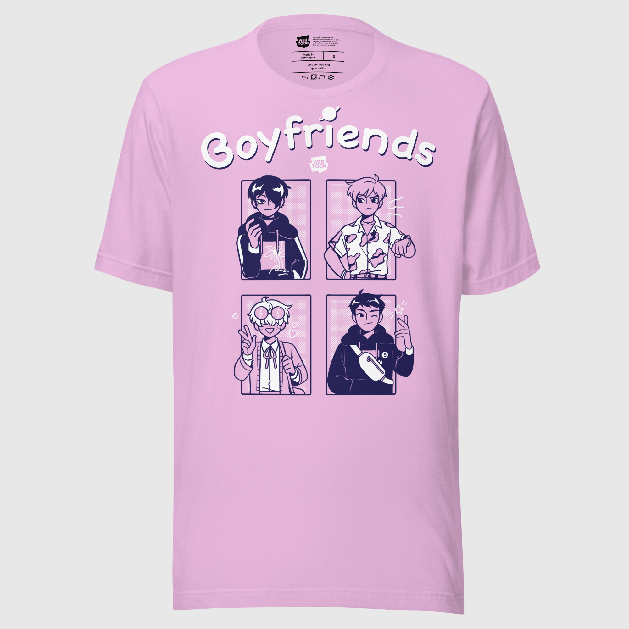 BOYFRIENDS. - UNISEX T-SHIRT WEBTOON ENTERTAINMENT