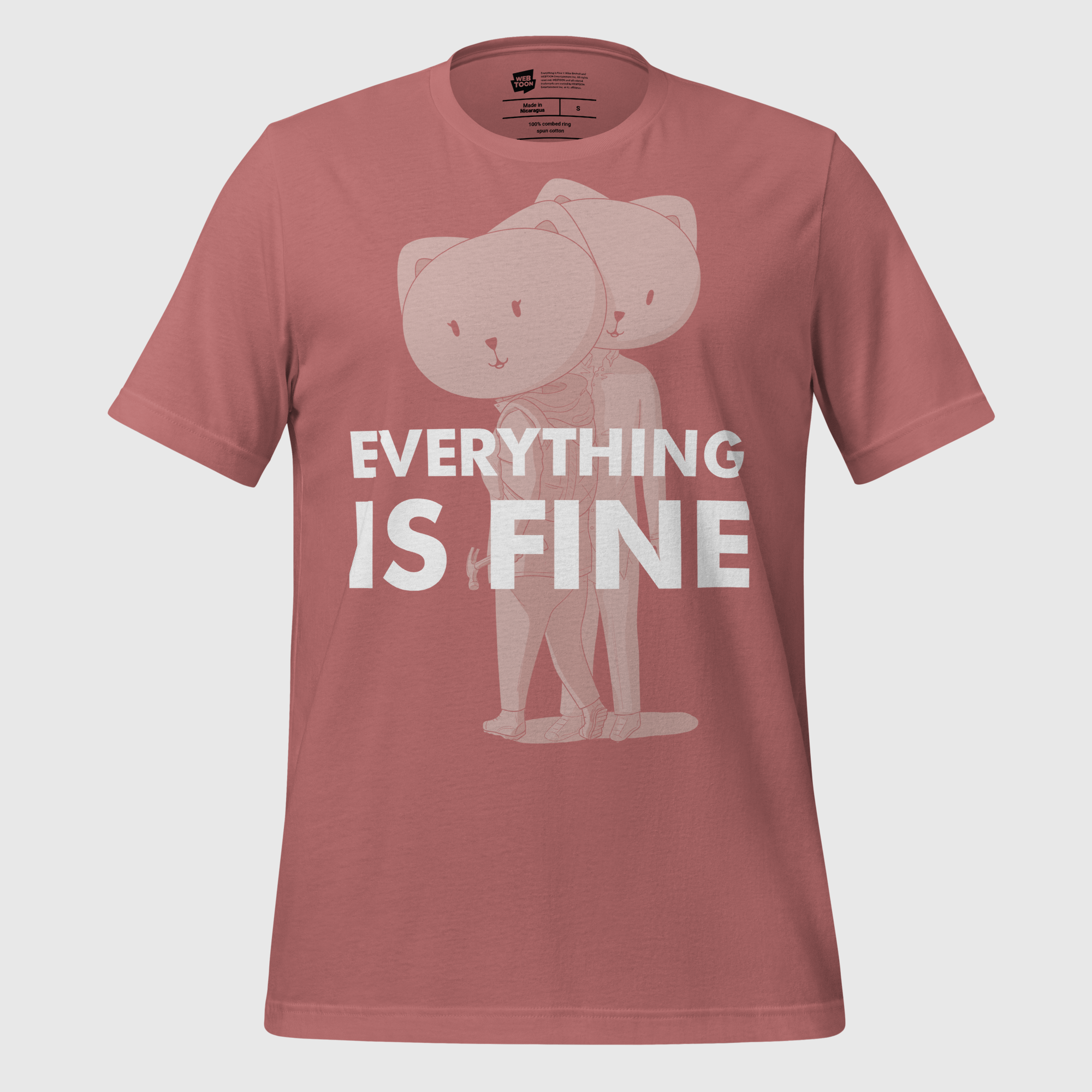 EVERYTHING IS FINE - UNISEX T-SHIRT WEBTOON ENTERTAINMENT