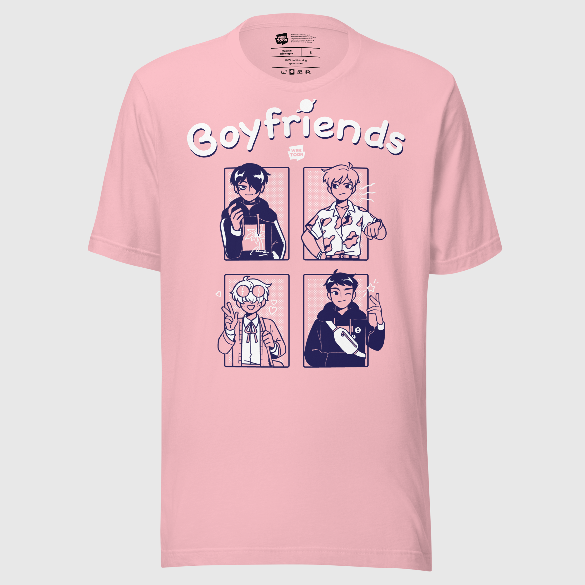 BOYFRIENDS. - UNISEX T-SHIRT WEBTOON ENTERTAINMENT