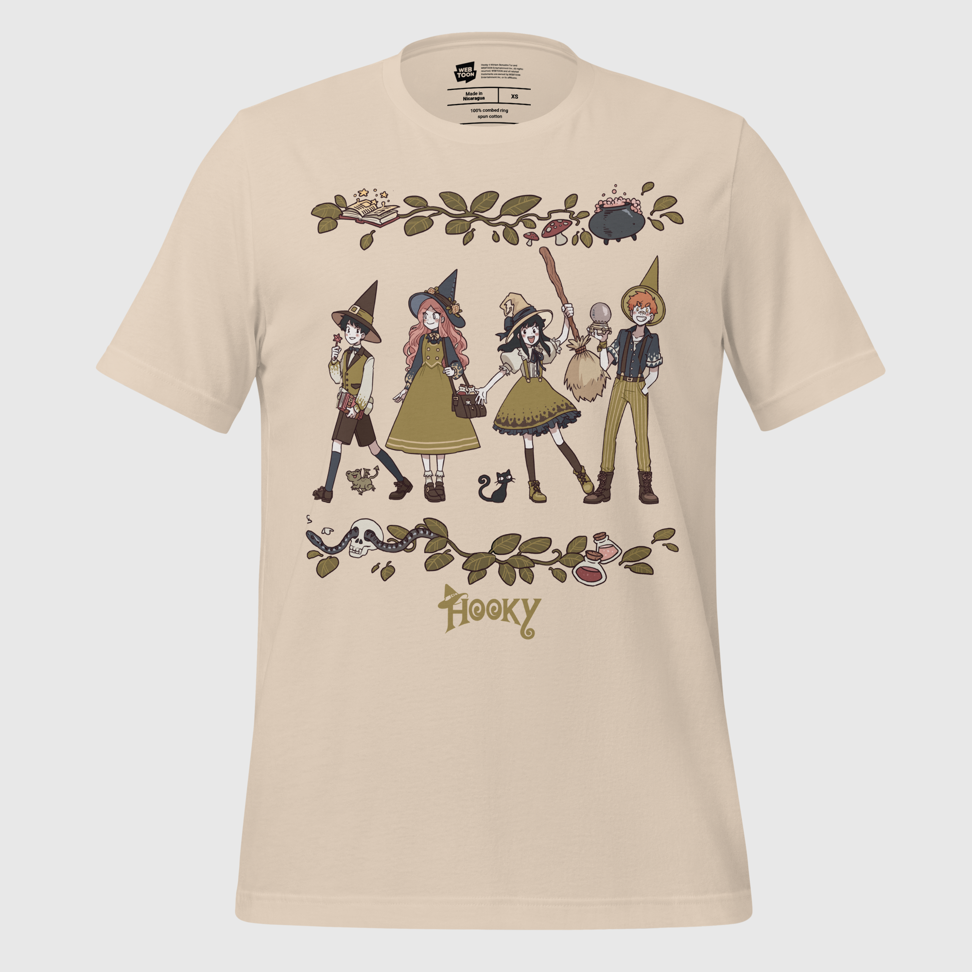 HOOKY - AUTUMNAL GROUP UNISEX T-SHIRT WEBTOON ENTERTAINMENT