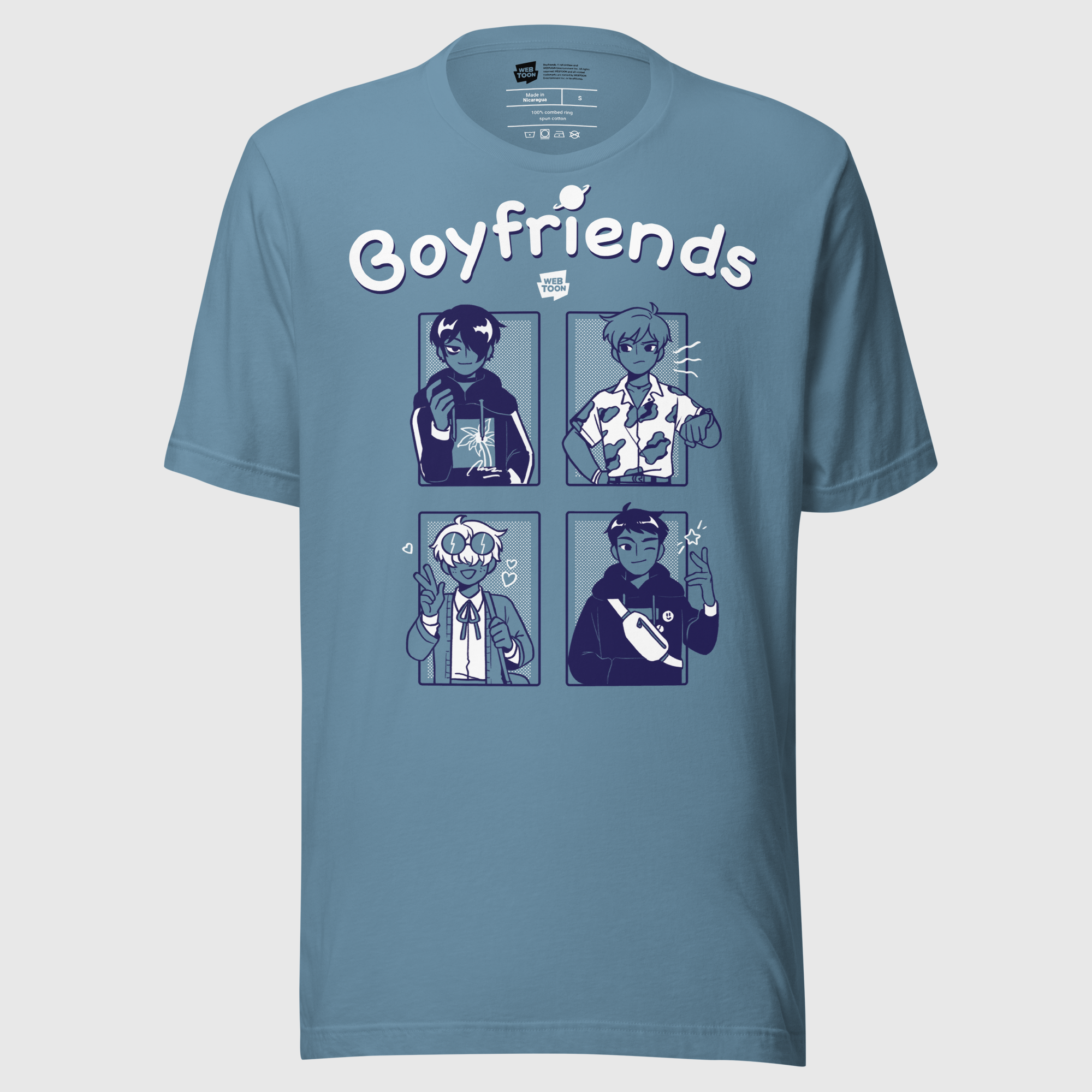 BOYFRIENDS. - UNISEX T-SHIRT WEBTOON ENTERTAINMENT