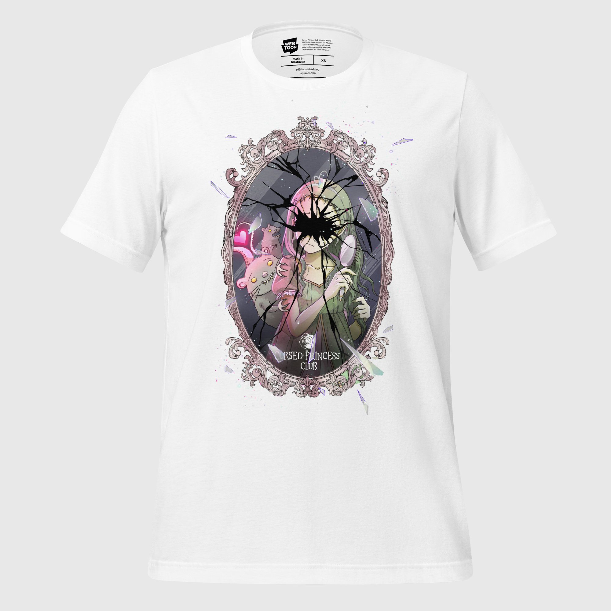 CURSED PRINCESS CLUB - GWEN MIRROR UNISEX T-SHIRT WEBTOON ENTERTAINMENT