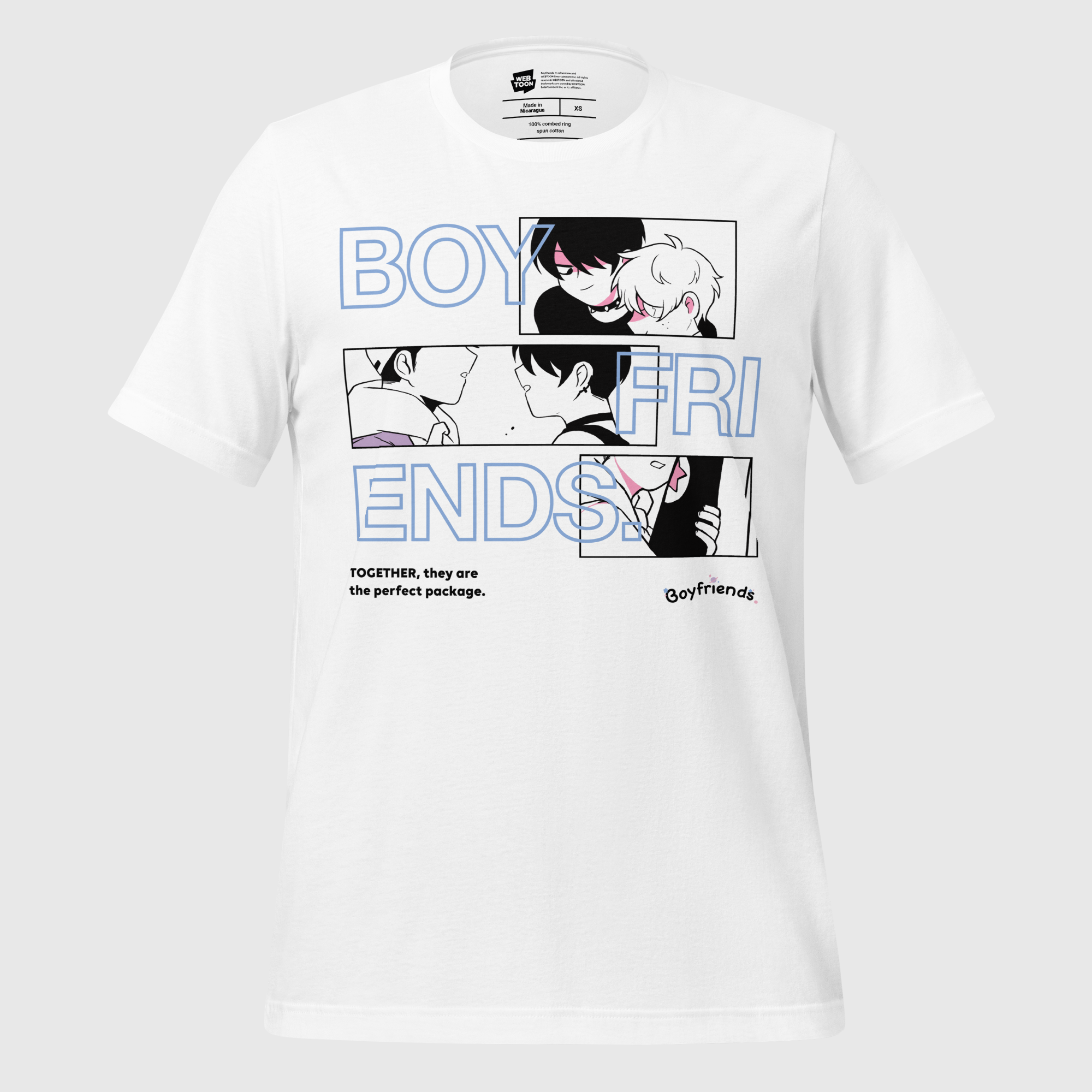 BOYFRIENDS. - TOGETHER UNISEX T-SHIRT WEBTOON ENTERTAINMENT