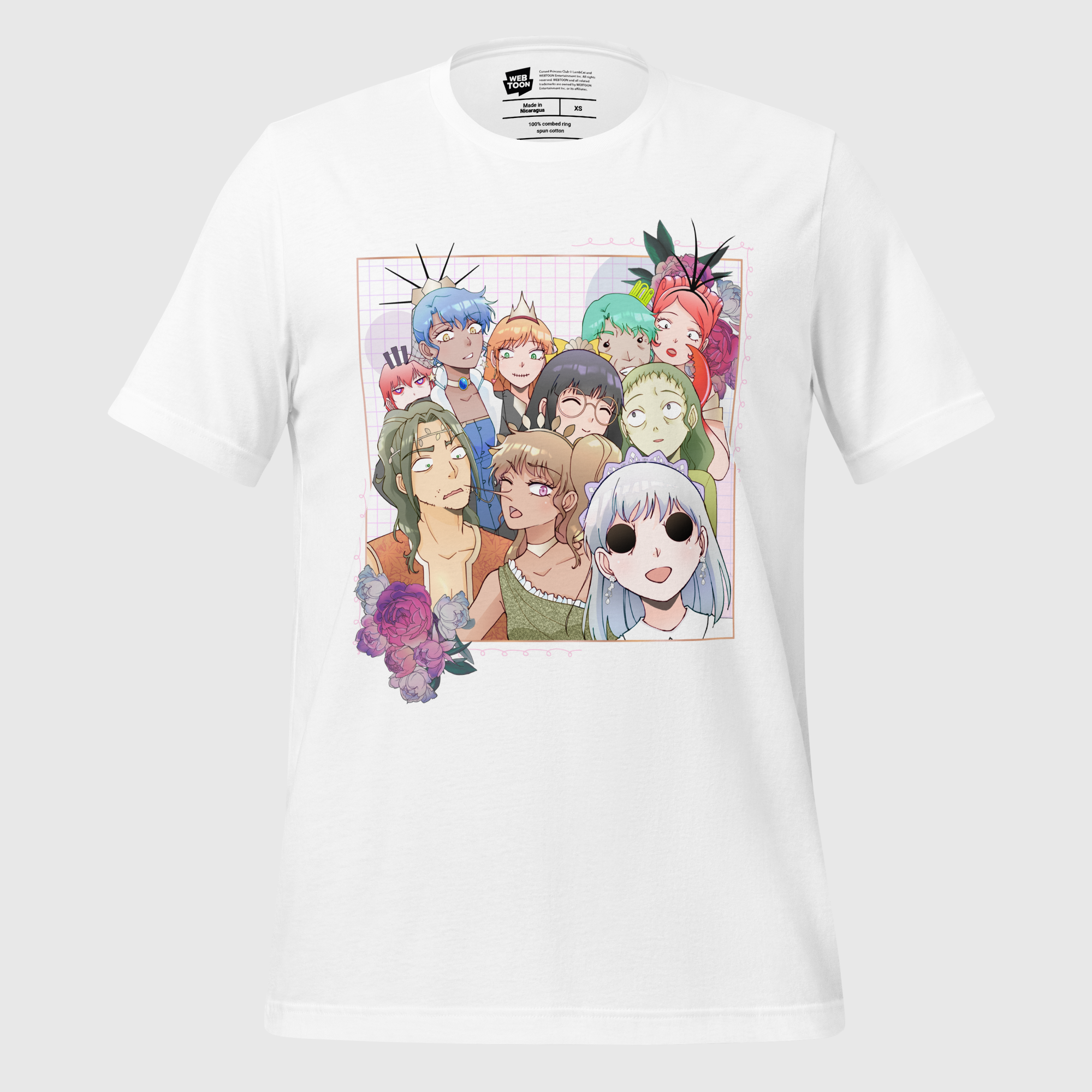 CURSED PRINCESS CLUB - SELFIE UNISEX T-SHIRT WEBTOON ENTERTAINMENT