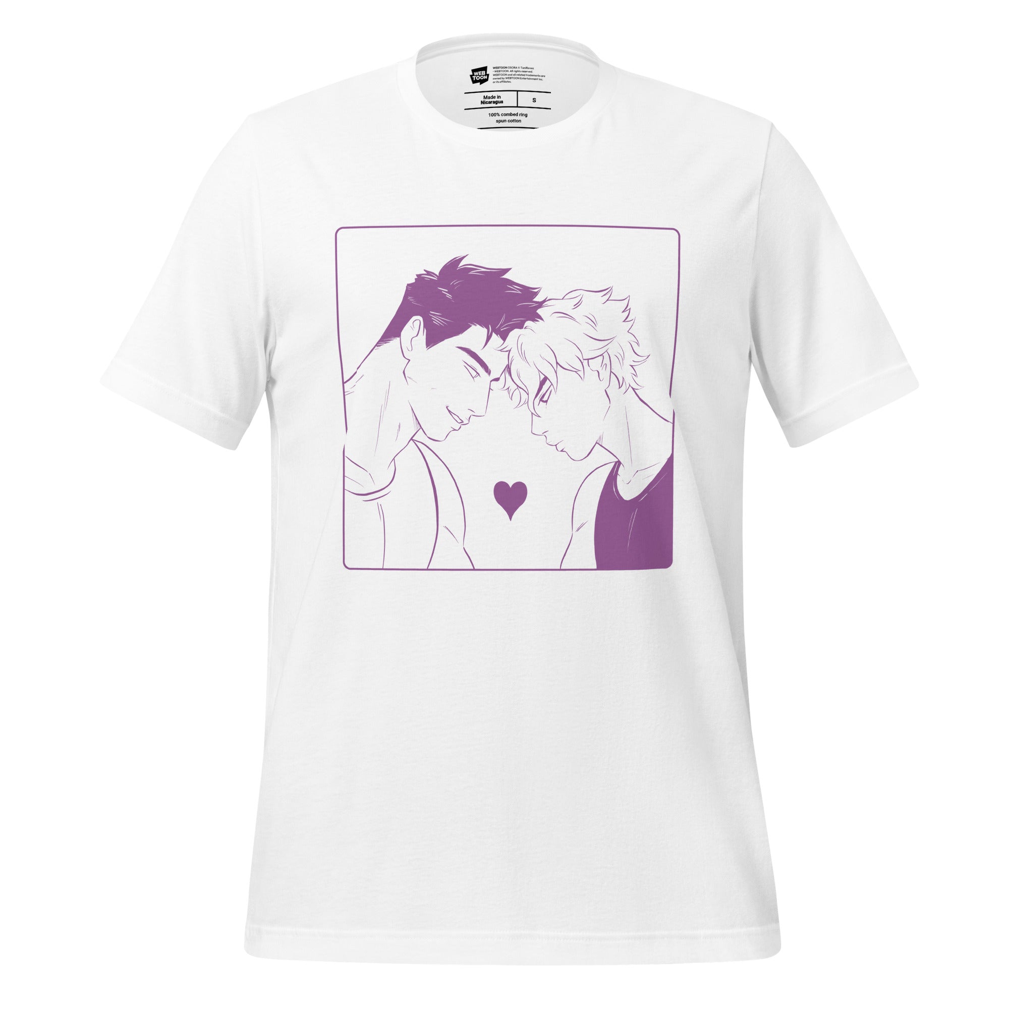 OSORA - VALENTINES WHITE UNISEX T-SHIRT WEBTOON ENTERTAINMENT