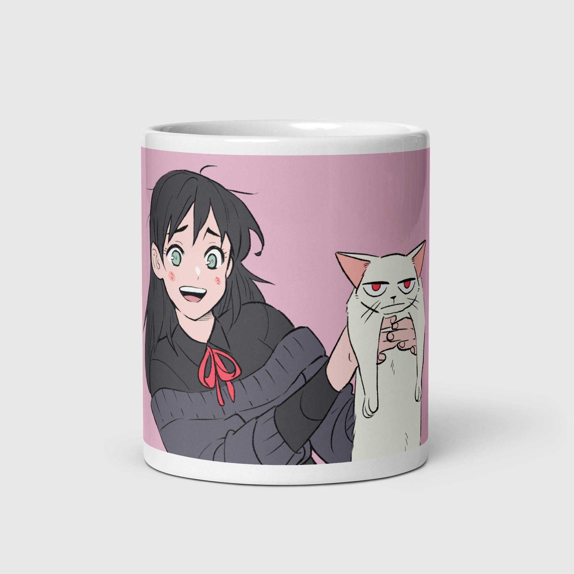 MORGANA & OZ - CAT GLOSSY MUG WEBTOON ENTERTAINMENT