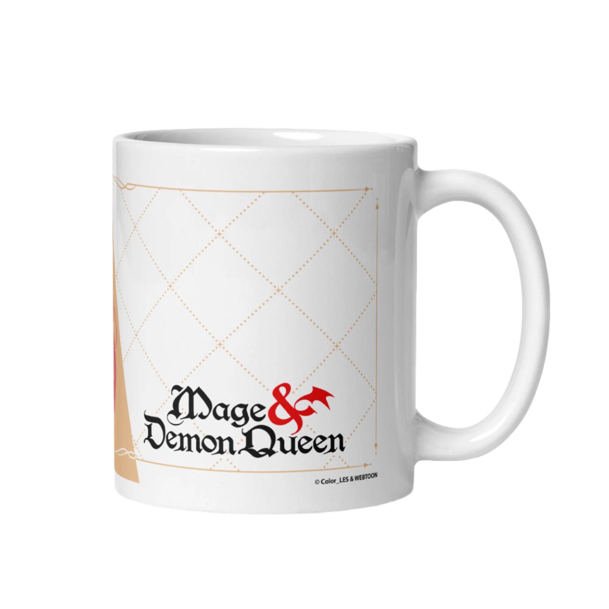 MAGE & DEMON QUEEN - WHITE GLOSSY MUG WEBTOON ENTERTAINMENT