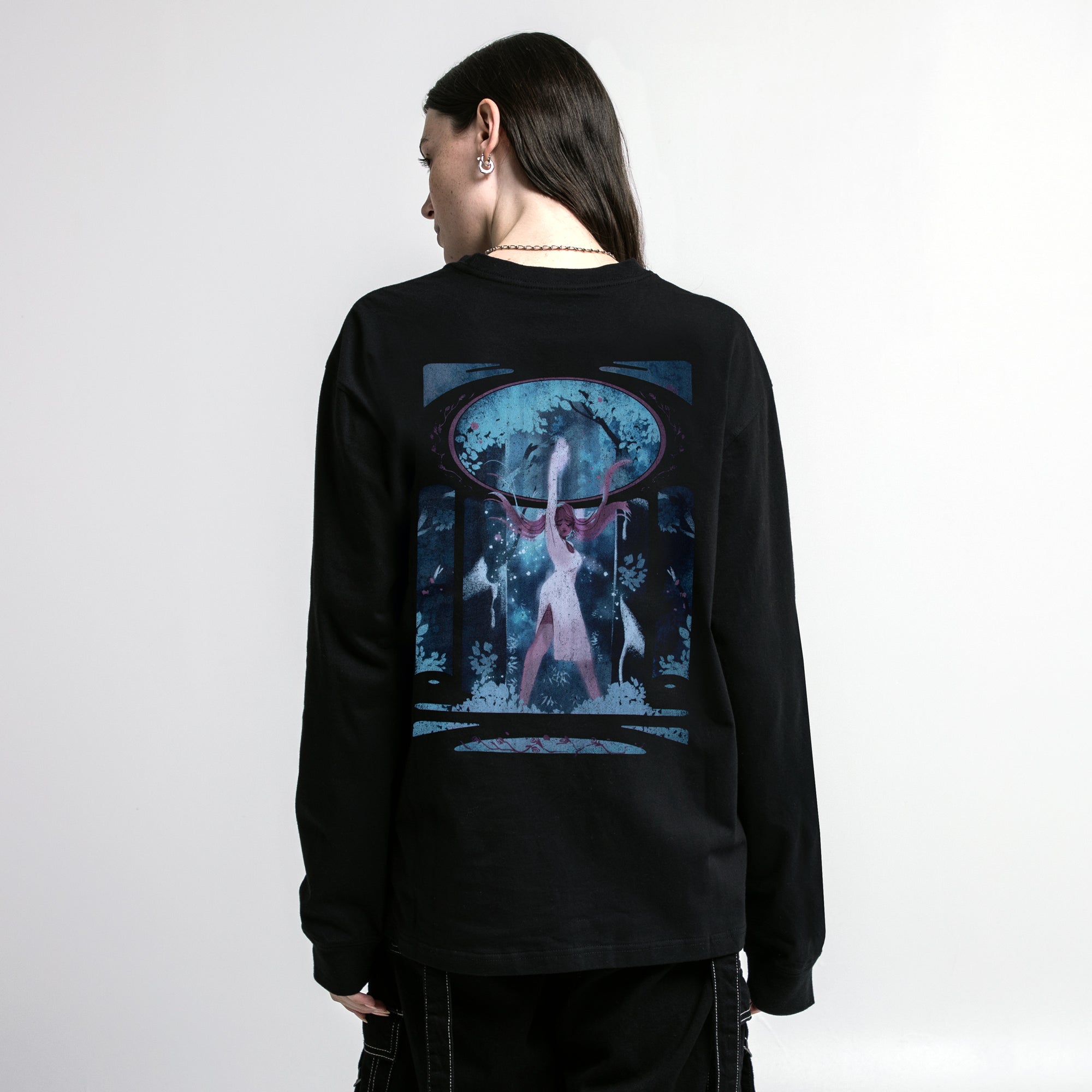 LORE OLYMPUS - PERSEPHONE AMONG THE TREE UNISEX LONG SLEEVE WEBTOON ENTERTAINMENT