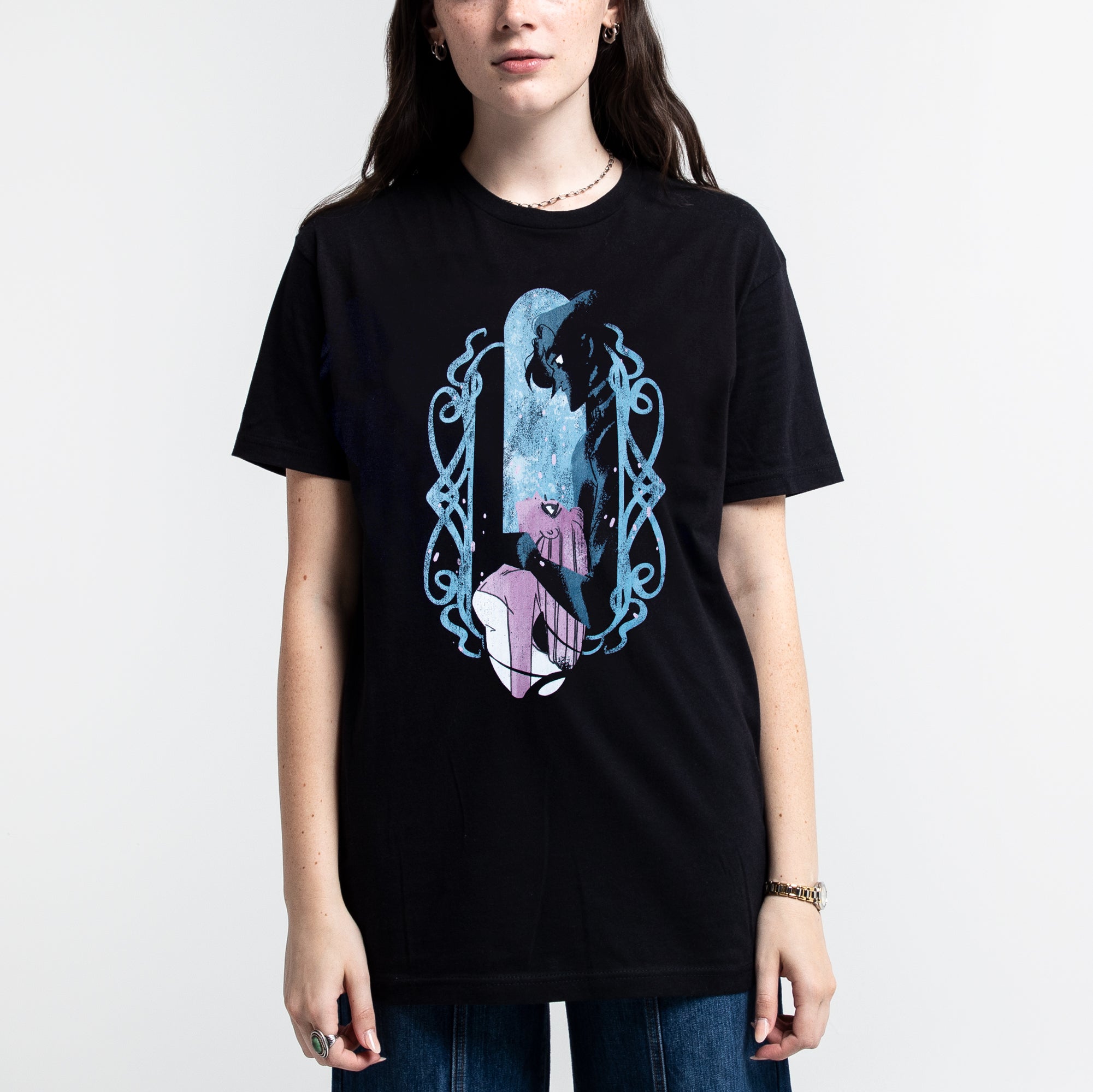 LORE OLYMPUS - HADES & PERSEPHONE GAZE UNISEX T-SHIRT WEBTOON ENTERTAINMENT