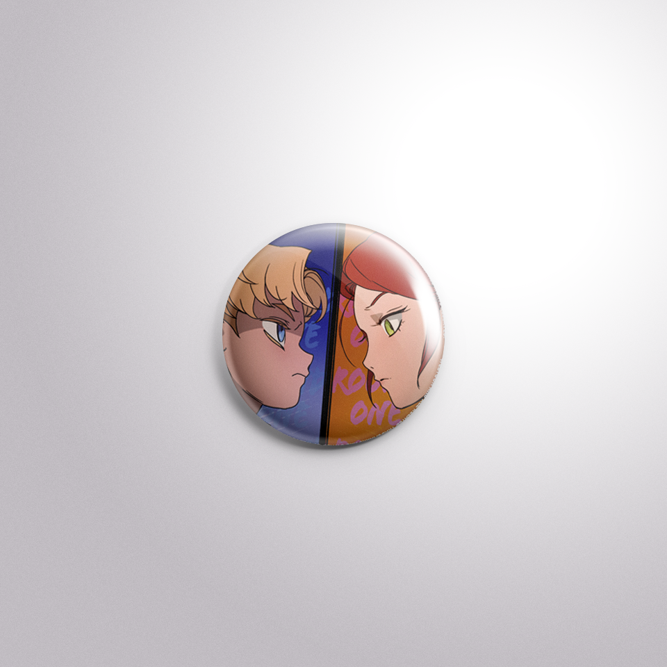 The Mafia Nanny Button Badge
