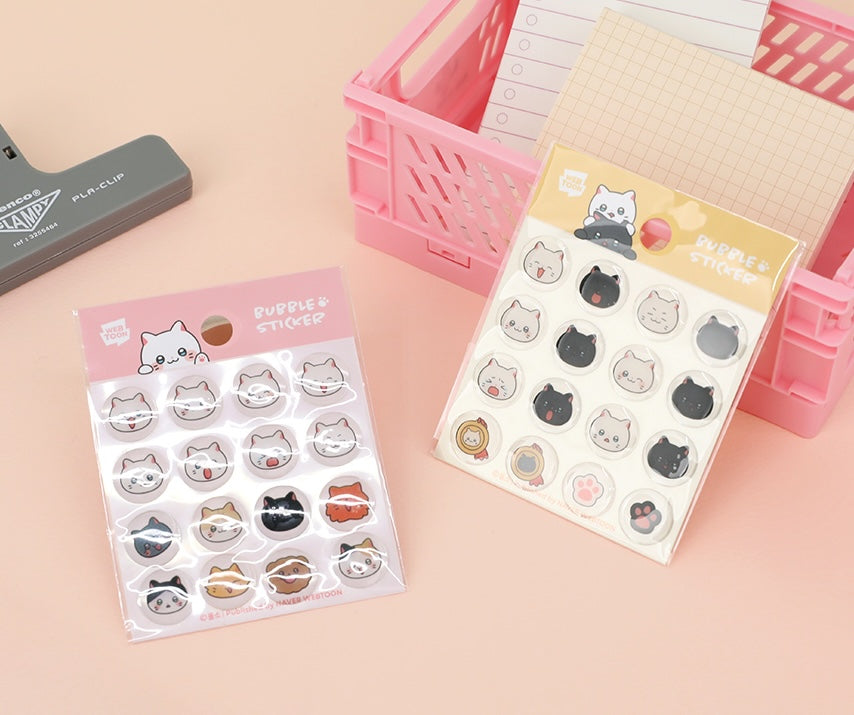 Meow Man_Epoxy Sticker_Chunbae & Nabi Bubble_24C