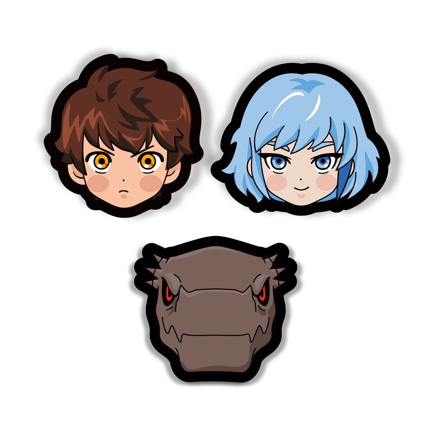 TOWER OF GOD - 3 STICKER PACK (Chibi) WEBTOON ENTERTAINMENT