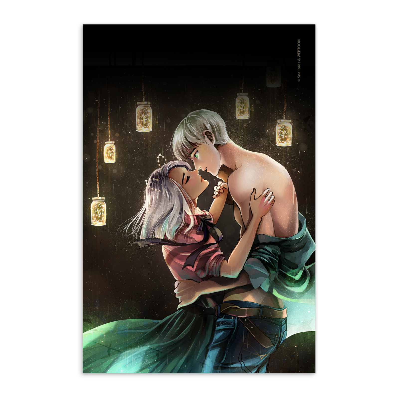 FREAKING ROMANCE - LANTERNS POSTCARD