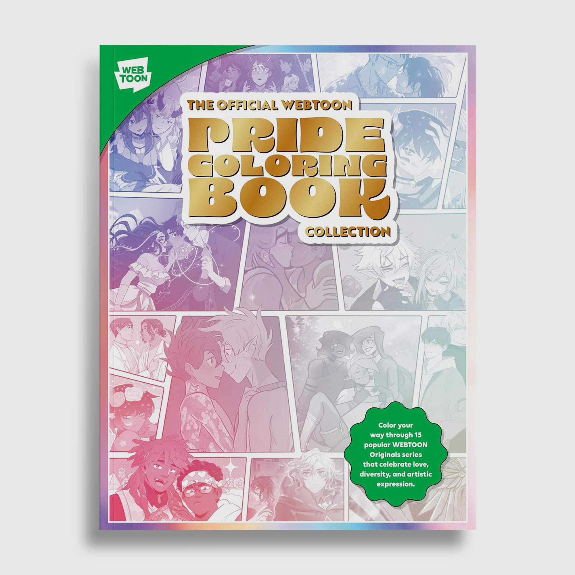 WEBTOON PRIDE - COLOURING BOOK WEBTOON ENTERTAINMENT