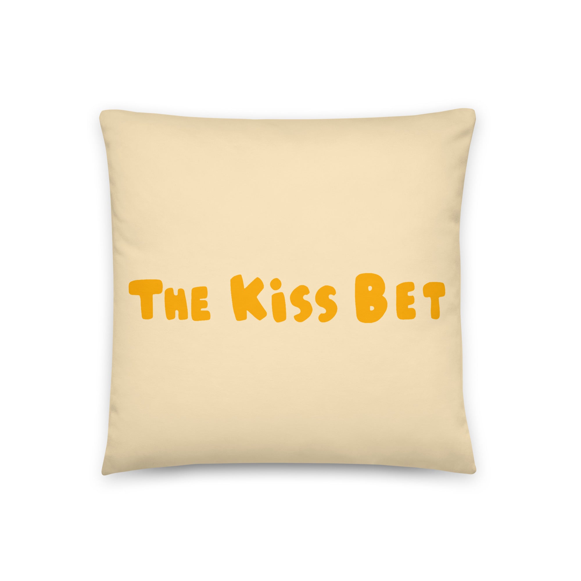 THE KISS BET - YELLOW PILLOW