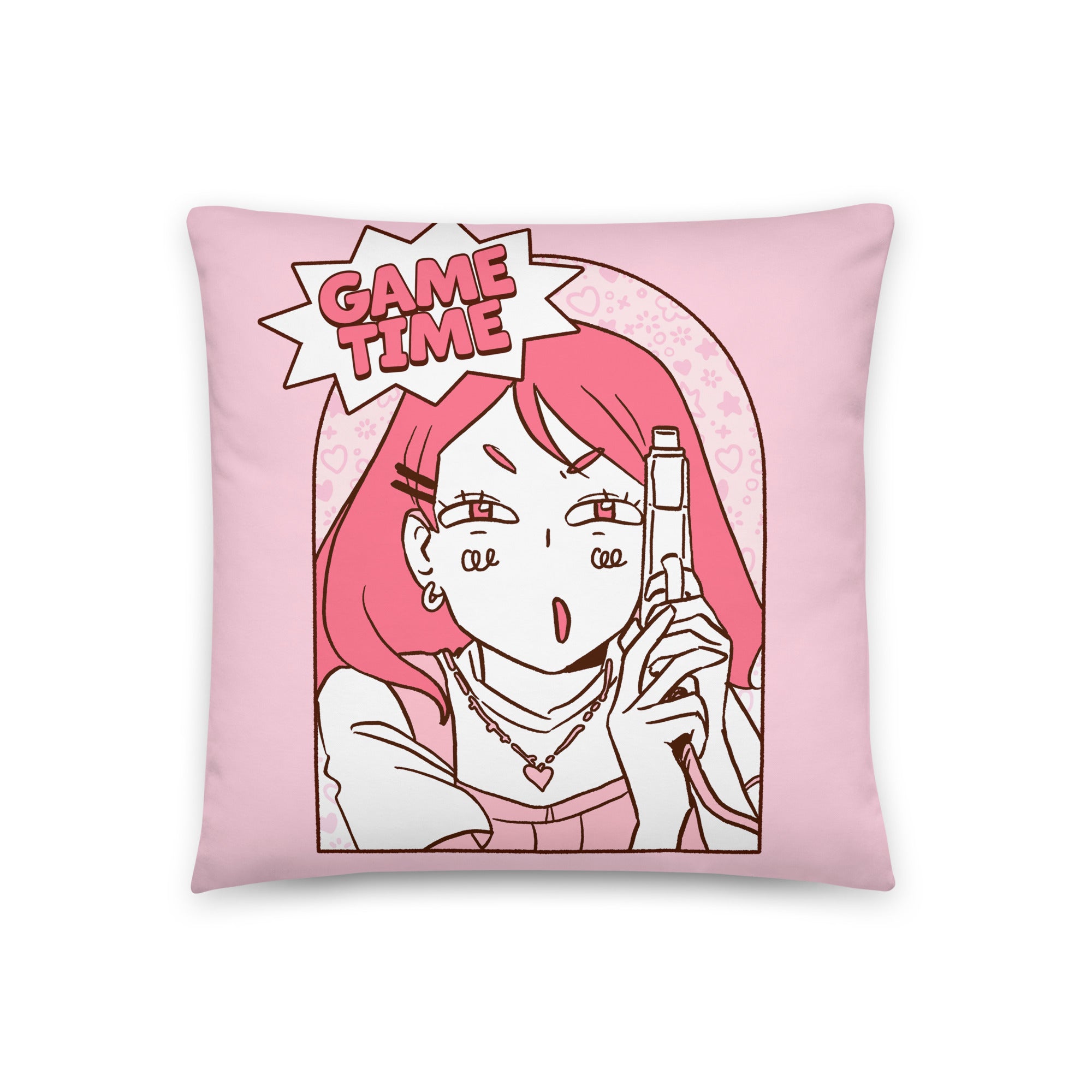 The Kiss Bet Pink Pillow WEBTOON ENTERTAINMENT