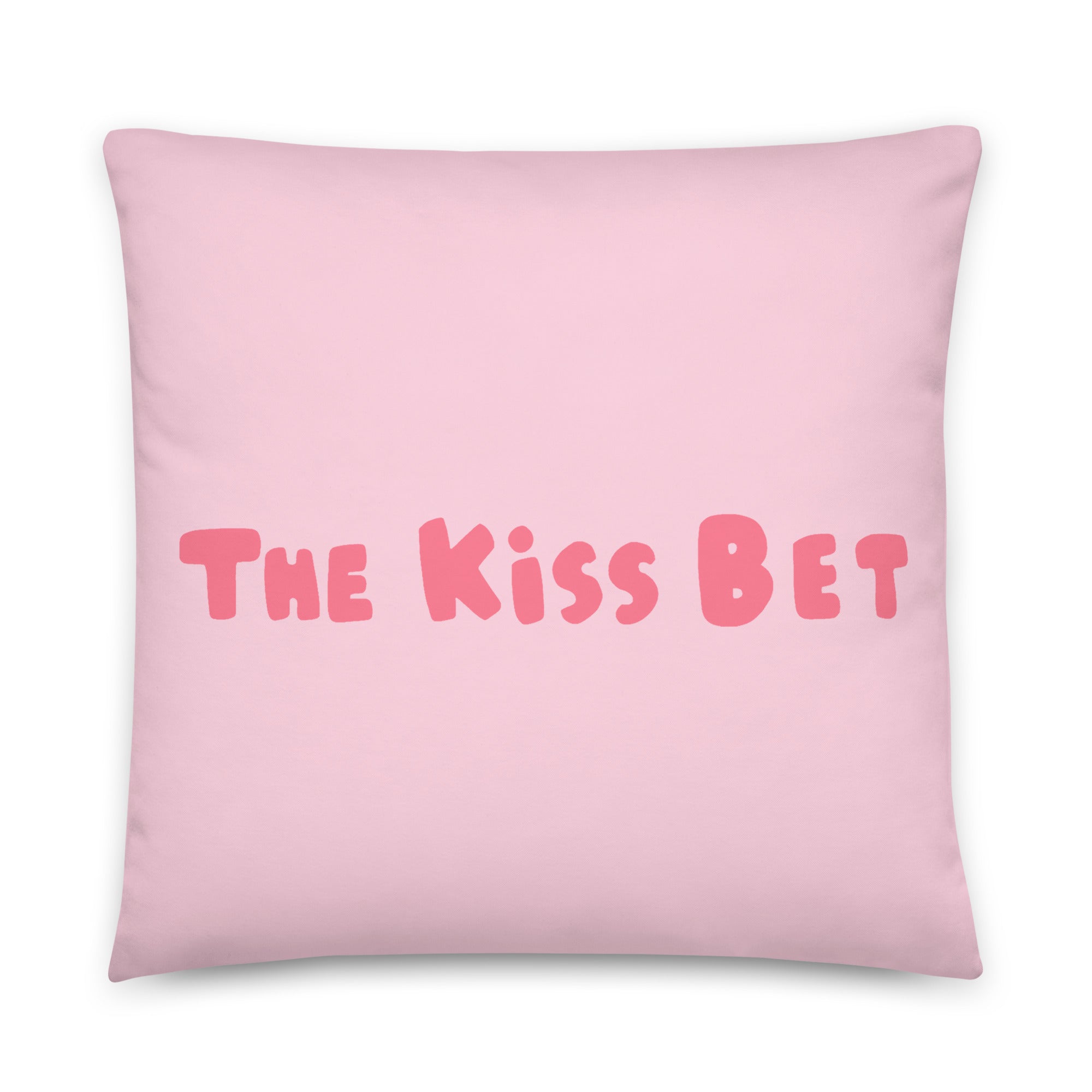 THE KISS BET - PINK PILLOW