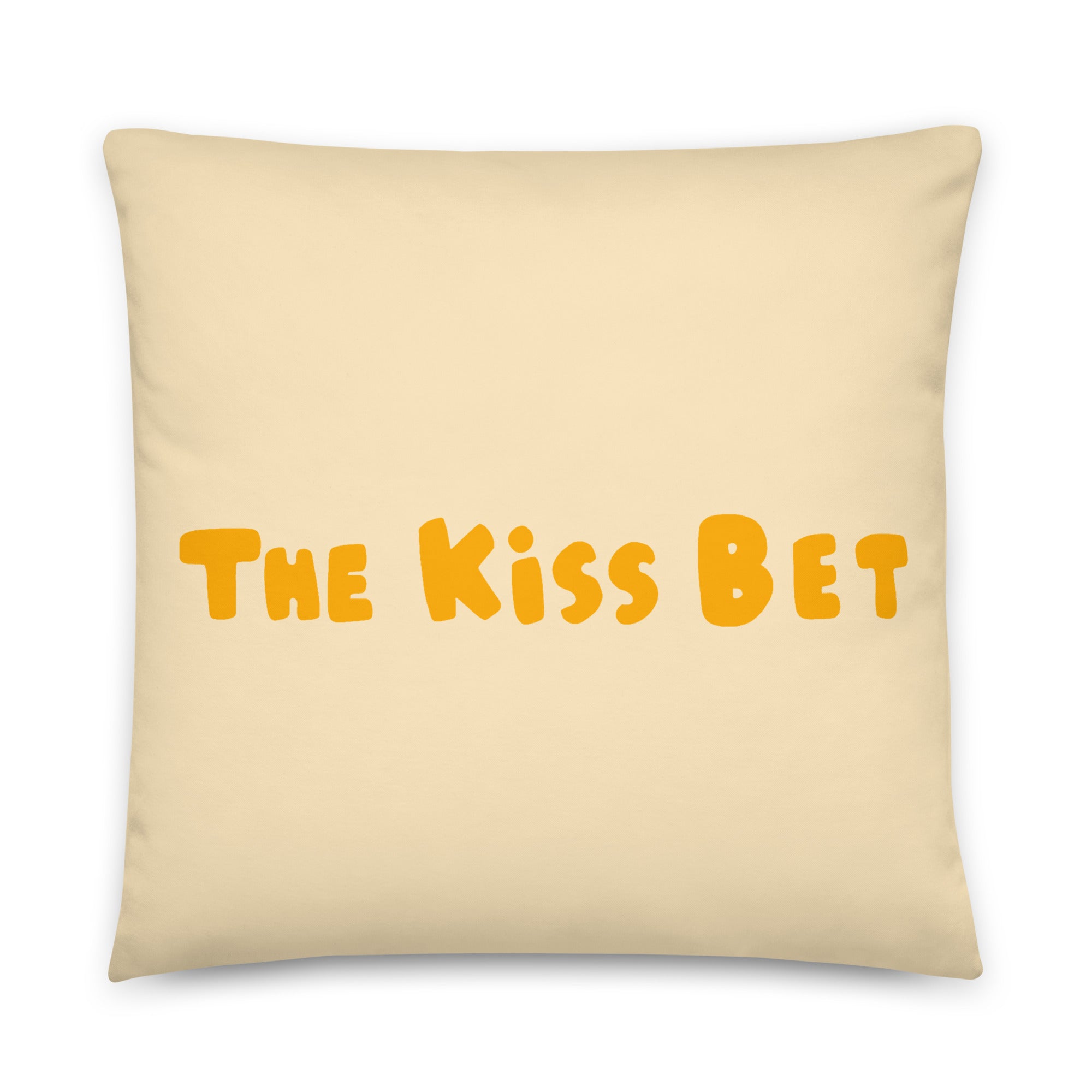 THE KISS BET - YELLOW PILLOW