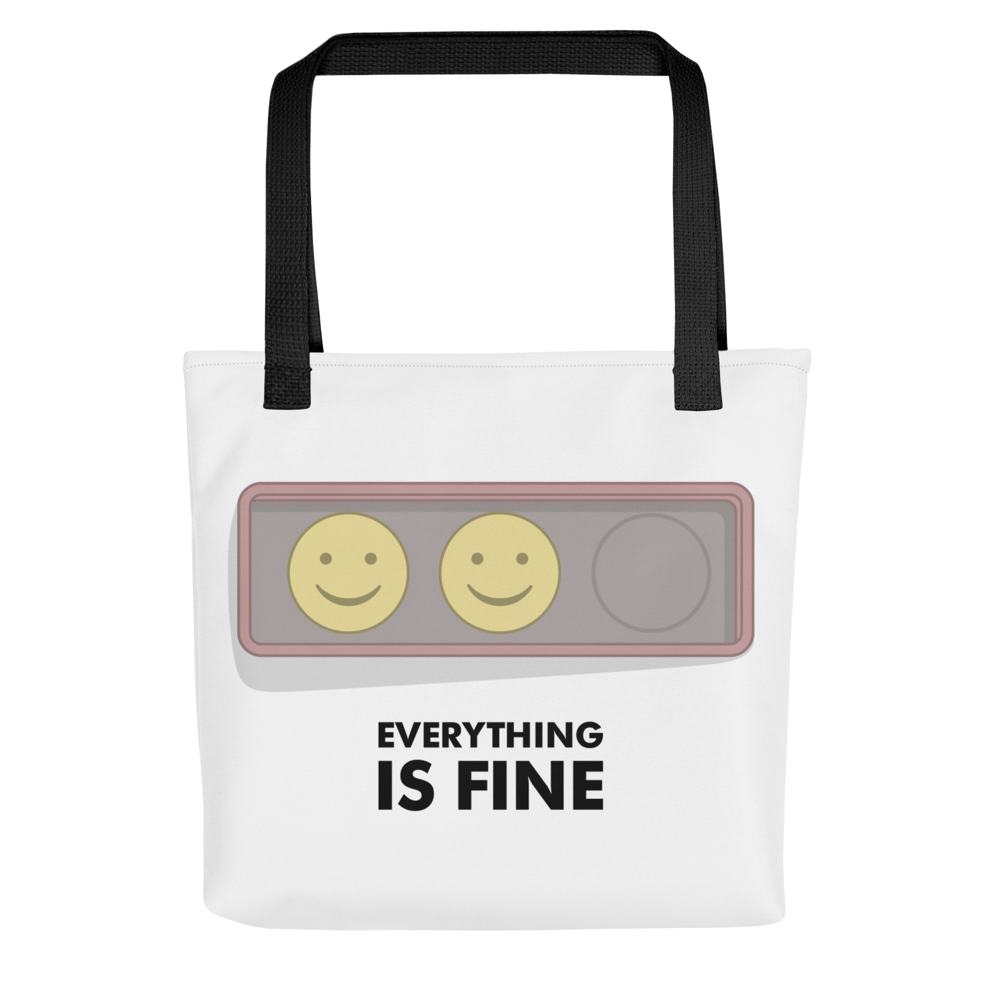 EVERYTHING IS FINE - STATUS BADGE TOTE BAG WEBTOON ENTERTAINMENT